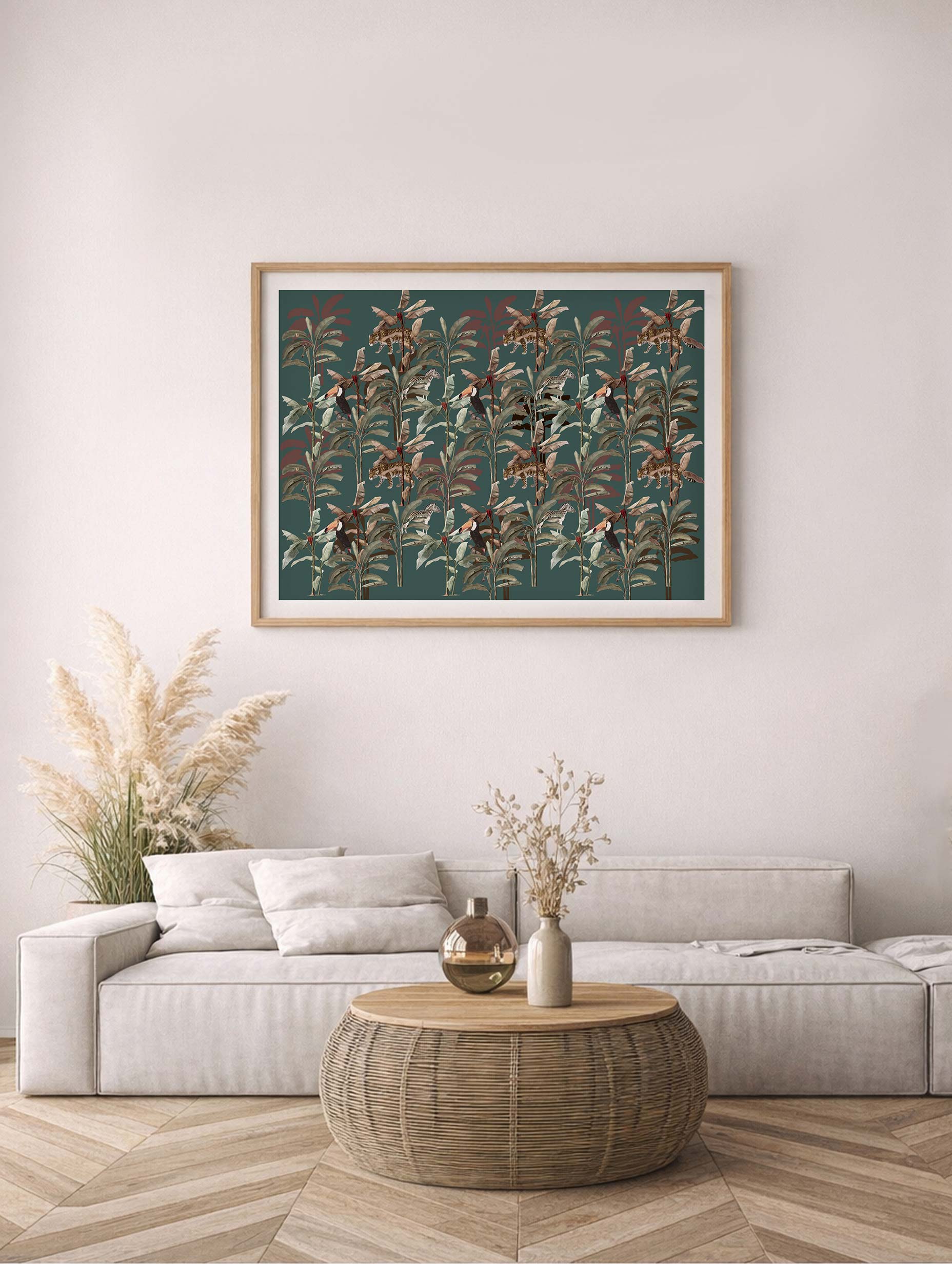 Tropical Animal Poster Mockup