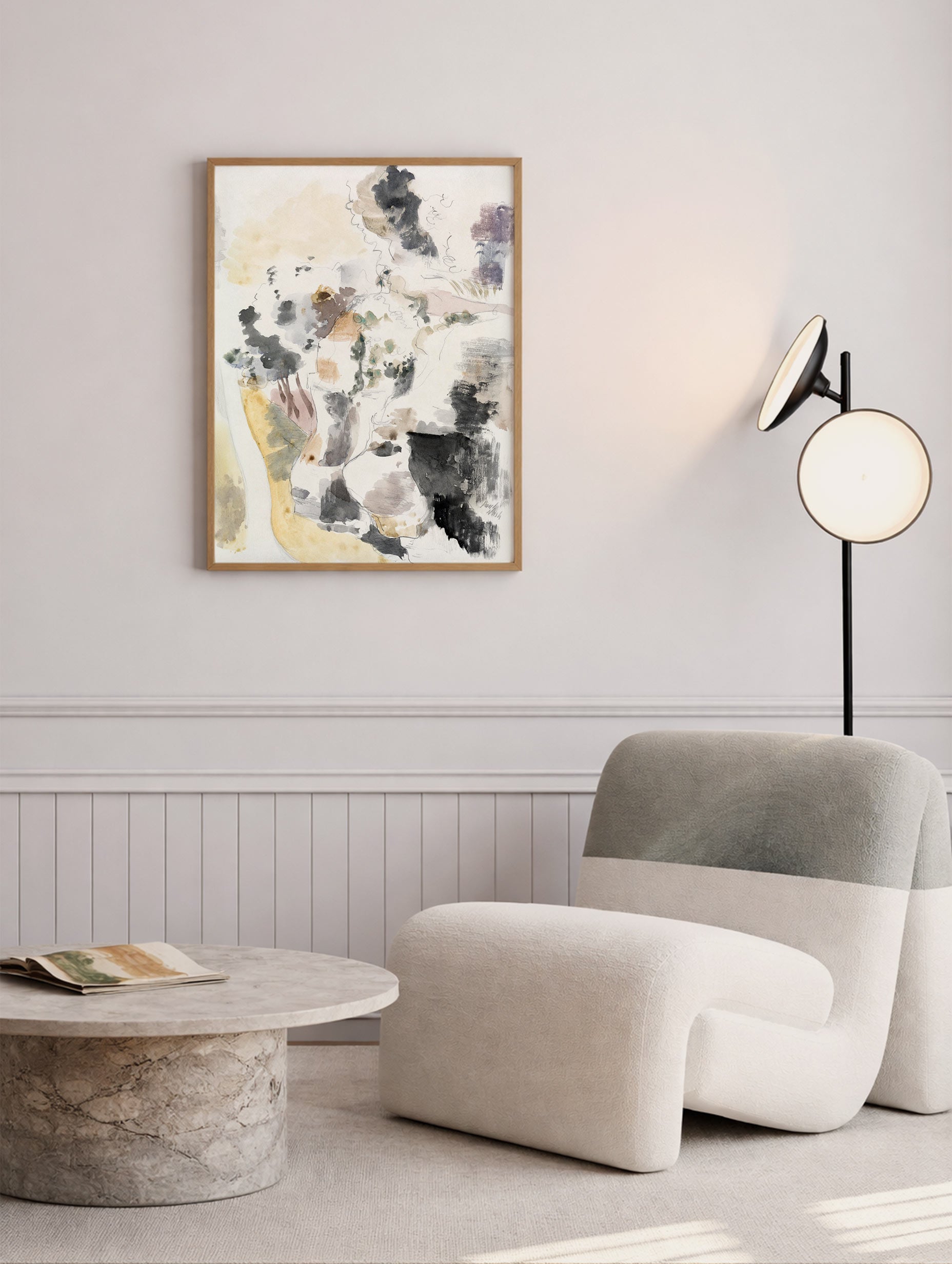 Cliffs Paul Nash Art Print