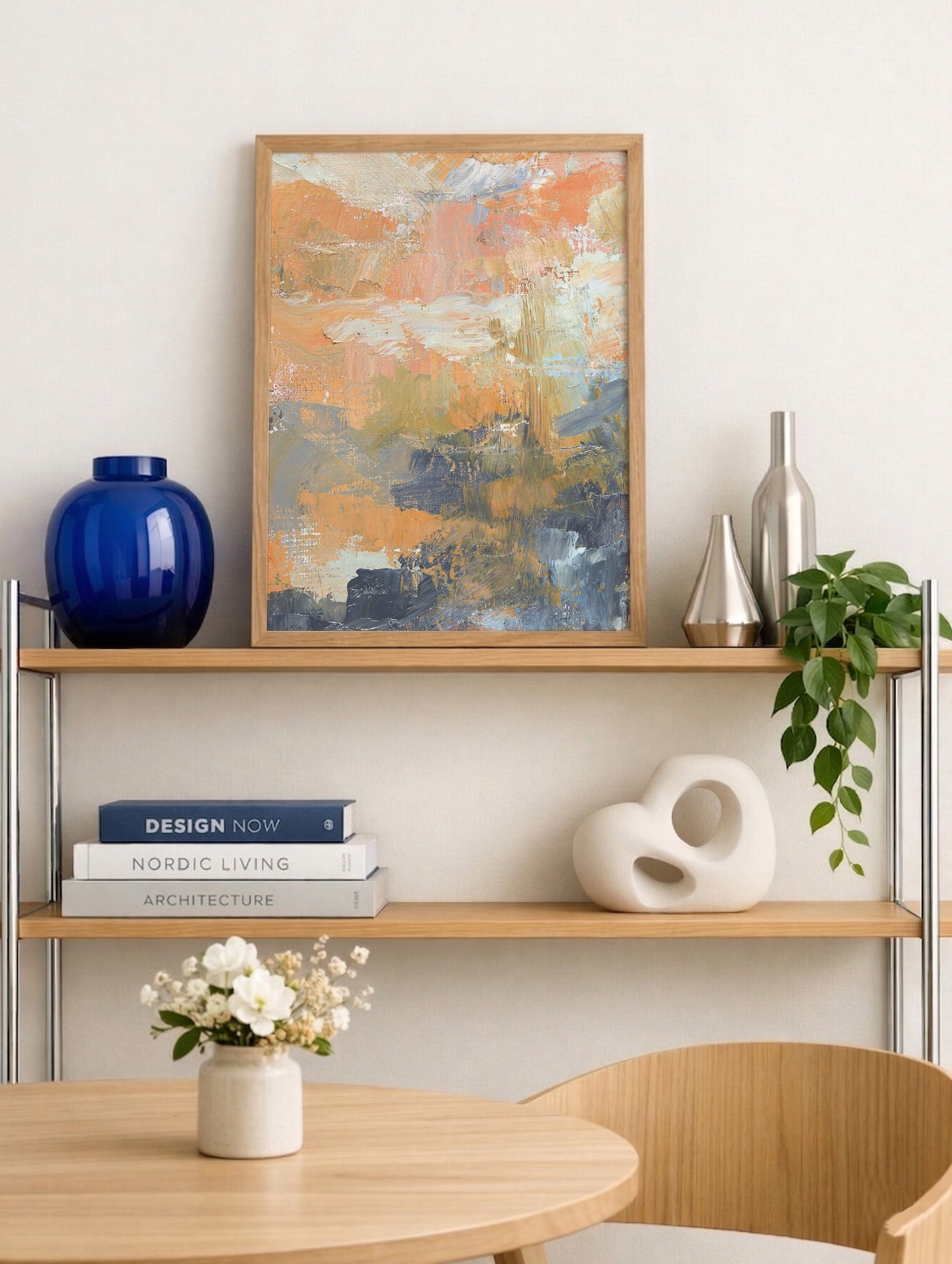 Santorini-plakat Arkitekturplakat