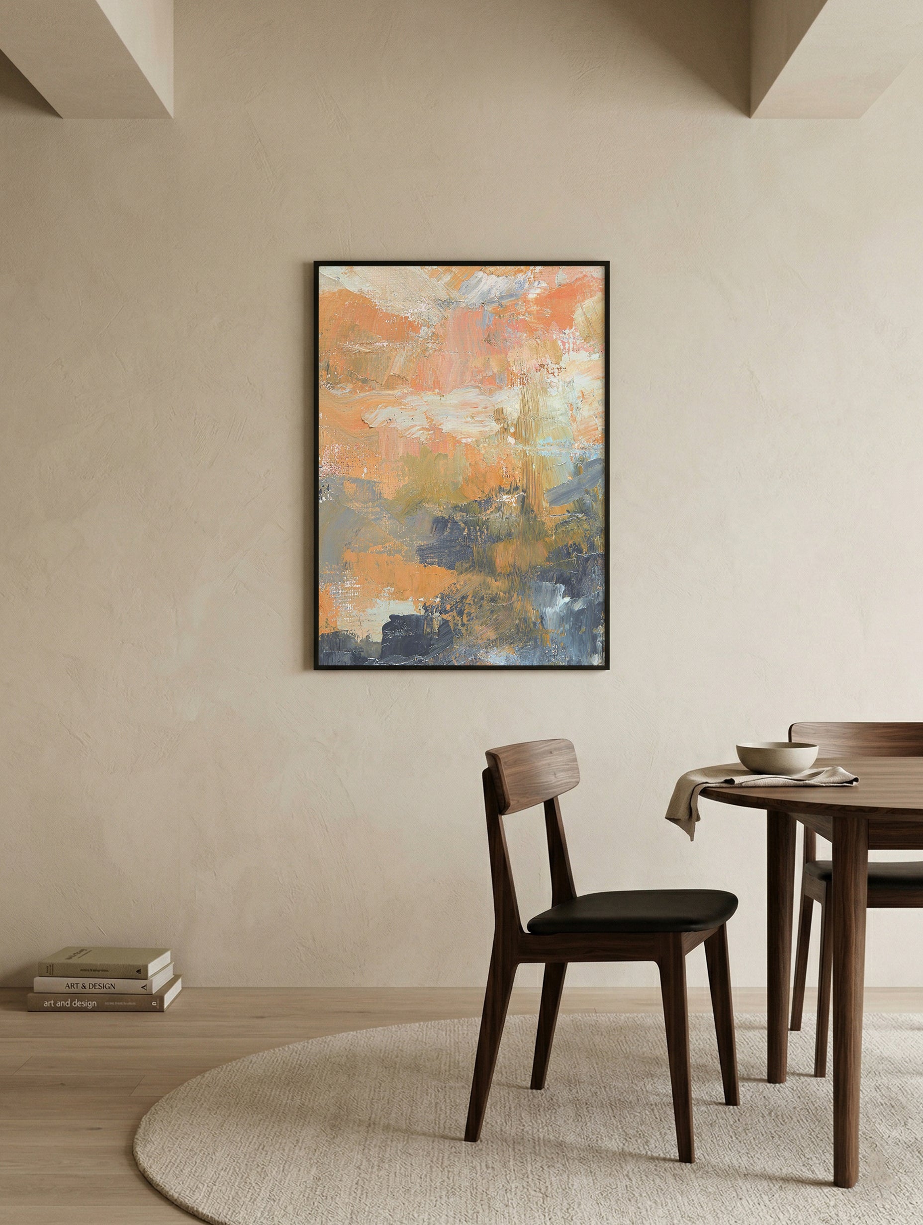 Santorini-plakat Arkitekturplakat