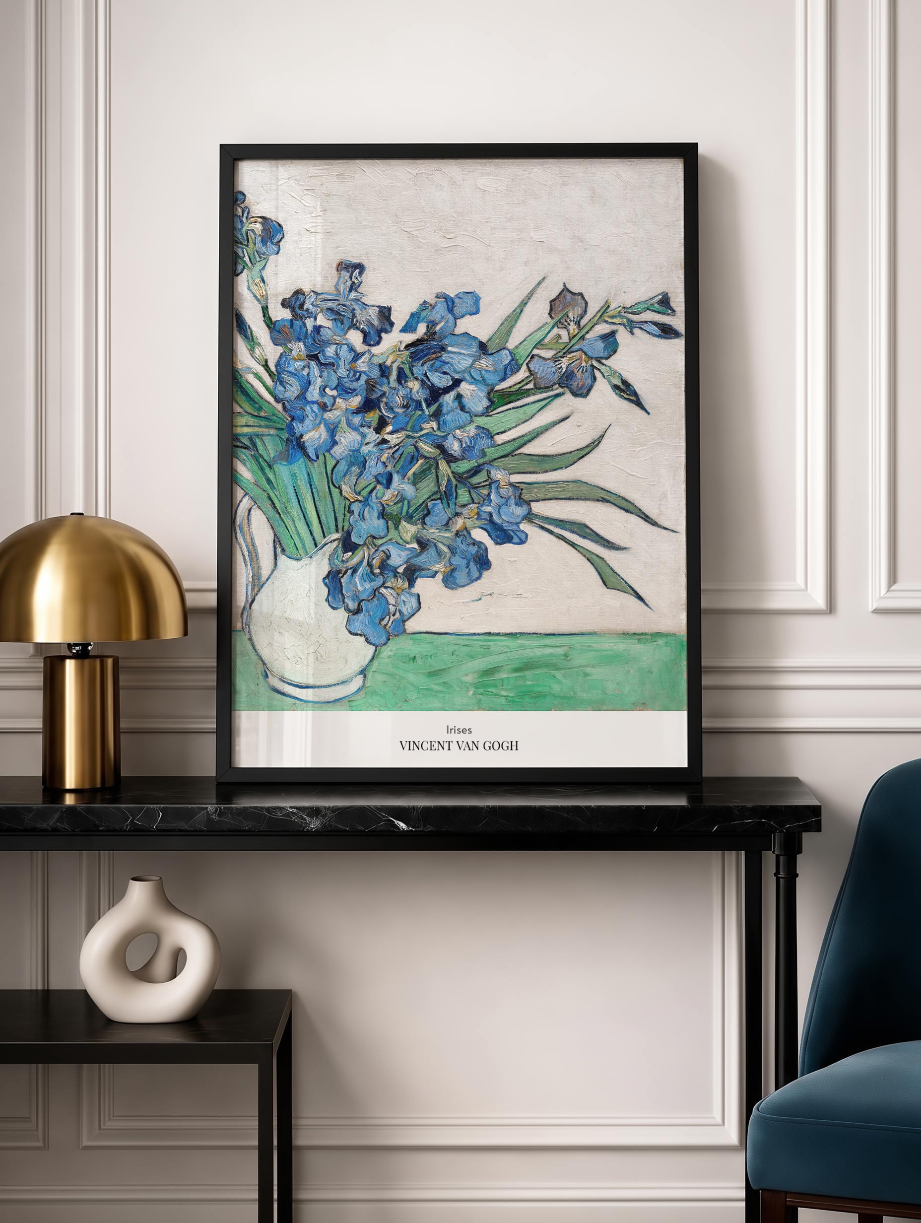 Irises - Van Gogh Poster NO 1  Mockup