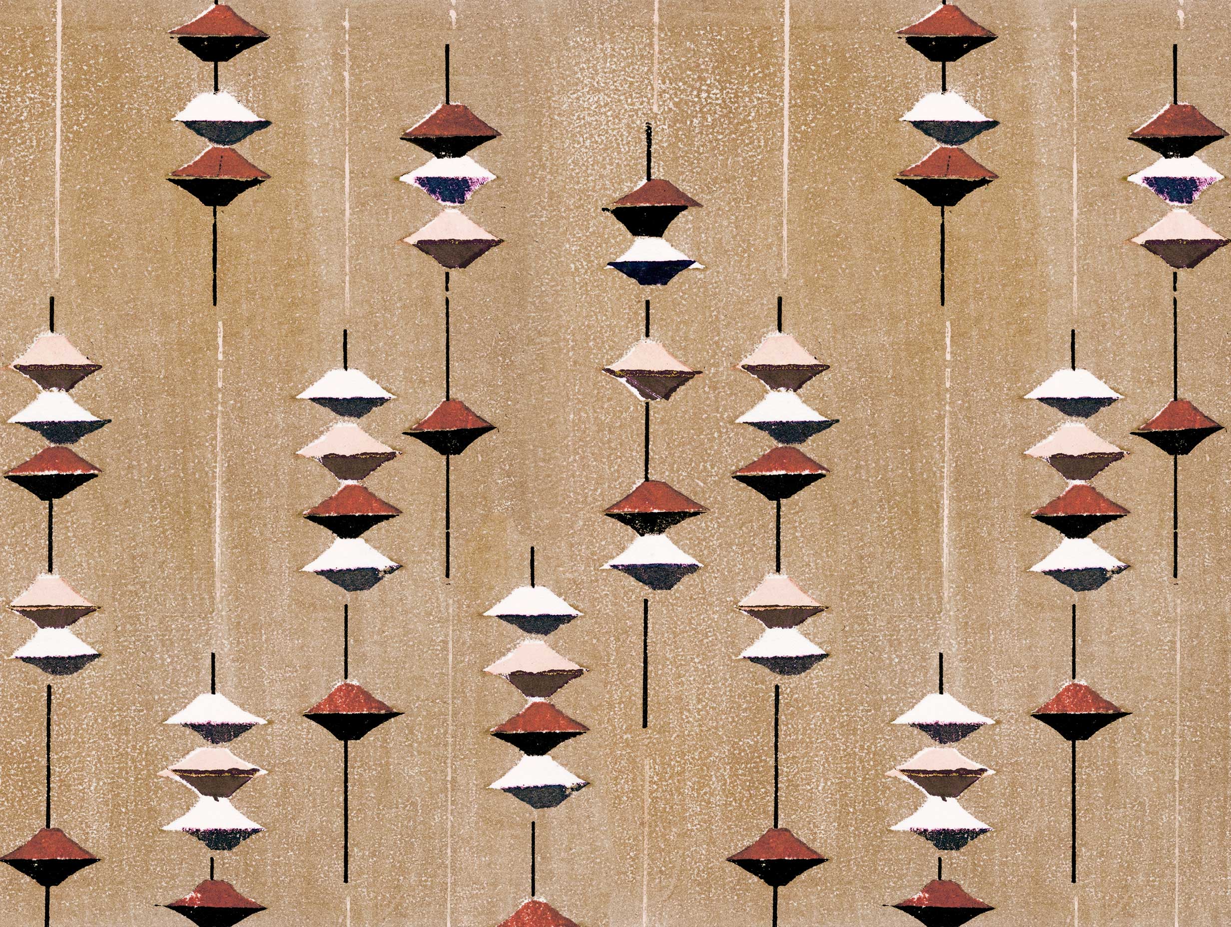 Brown Woodblock – Shima Shima