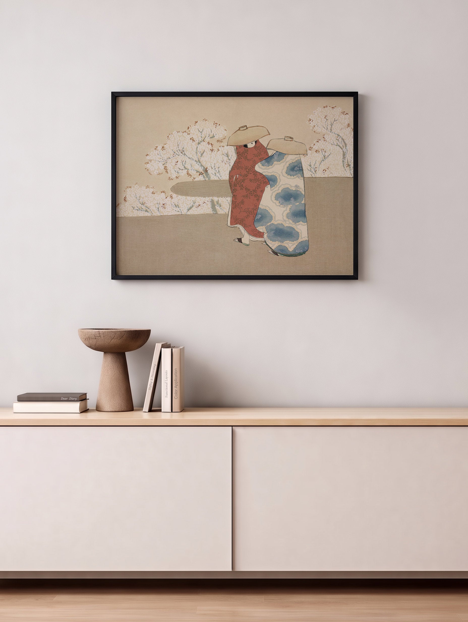 Santorini-plakat Arkitekturplakat
