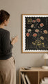50 Cents Postage Stamp Poster Mockup