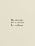 Happiness by Choice