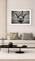 Giraffe Portrait Poster Mockup