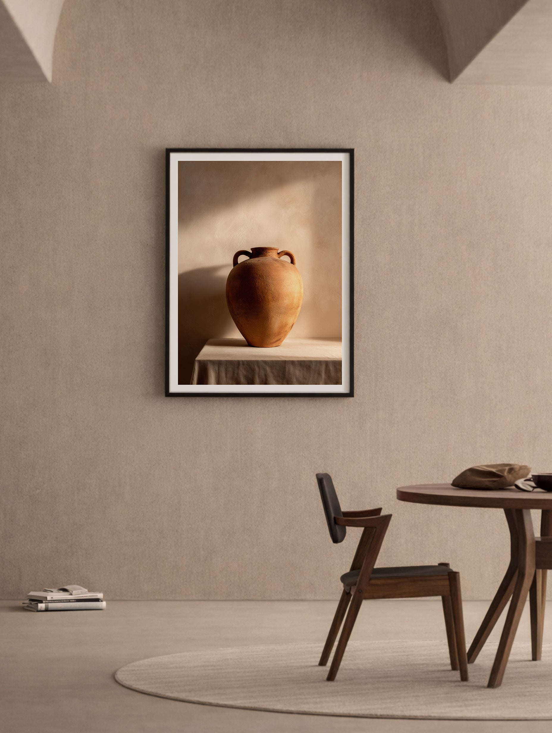 Anatolian Clay Pot Poster Mockup