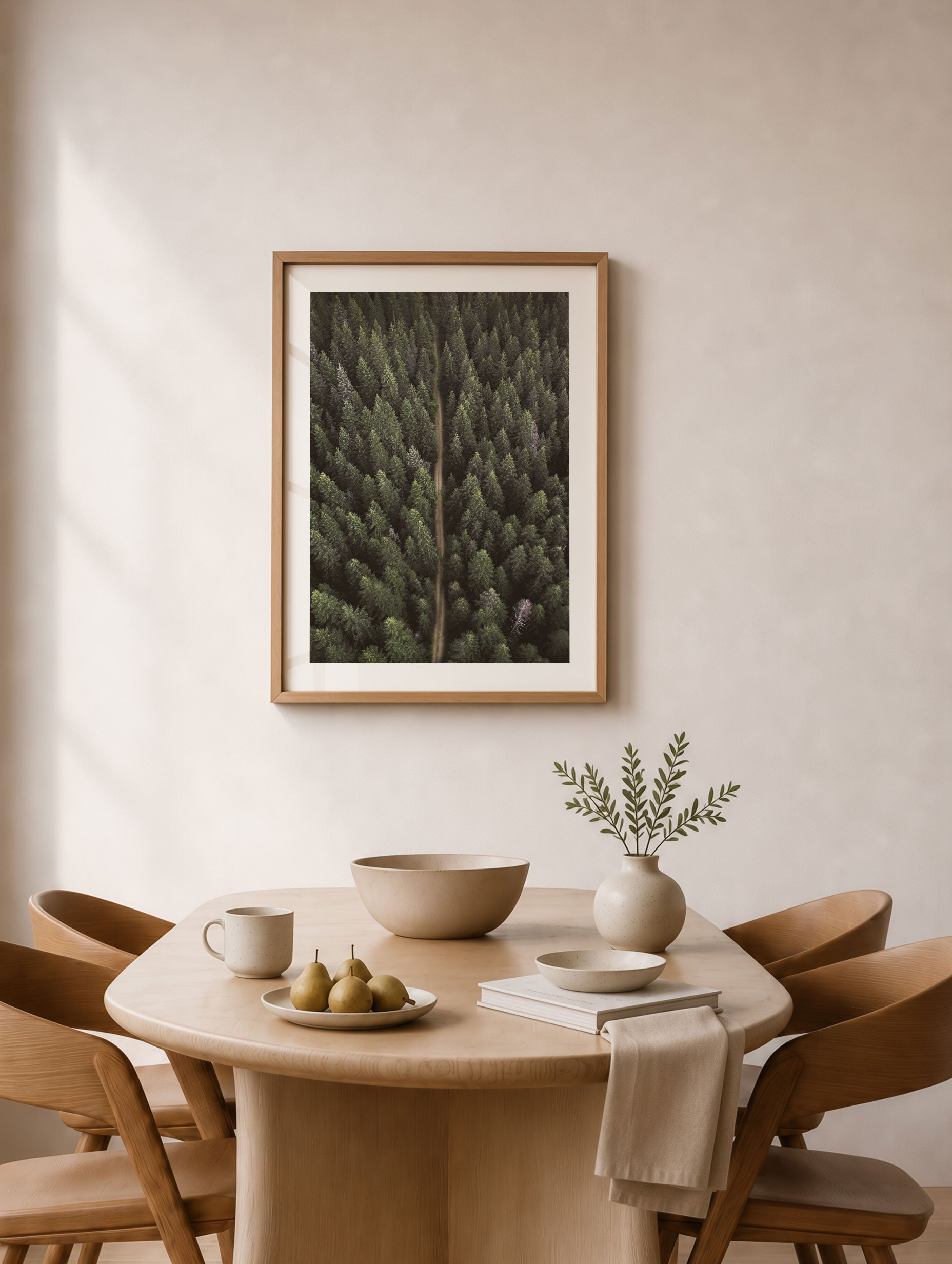 Santorini-plakat Arkitekturplakat