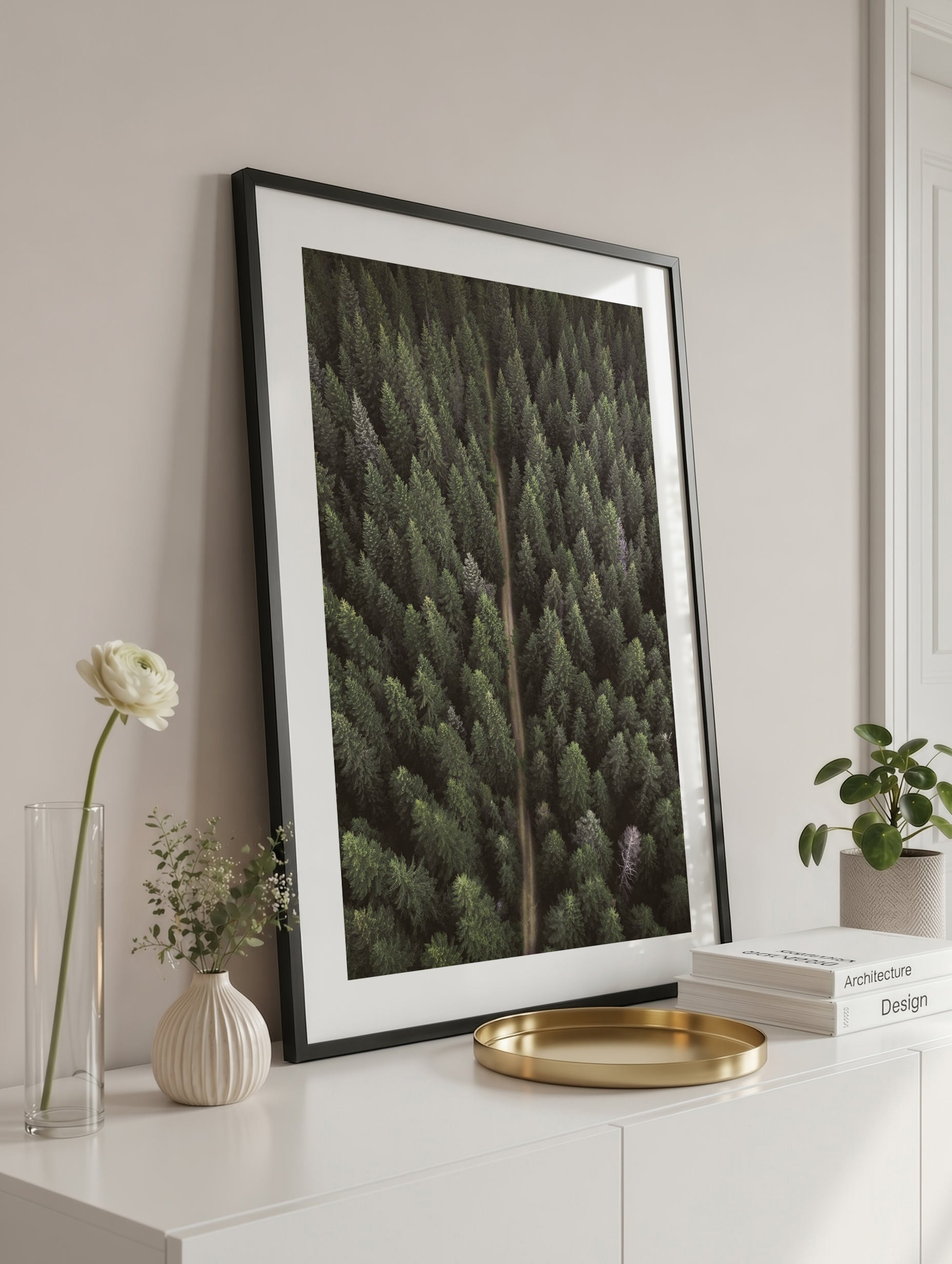 Santorini-plakat Arkitekturplakat