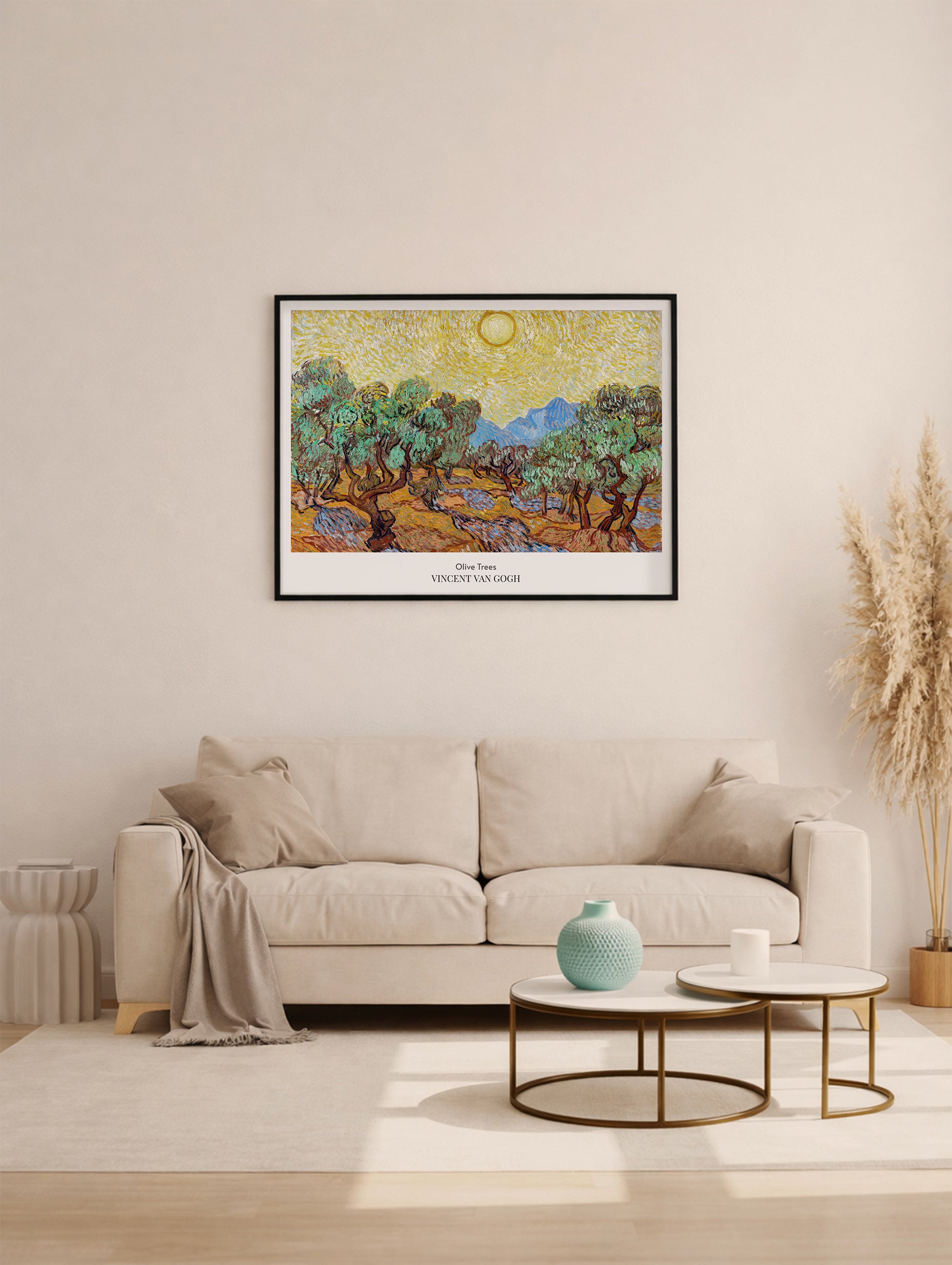 Olive Trees - Van Gogh Art Print Mockup