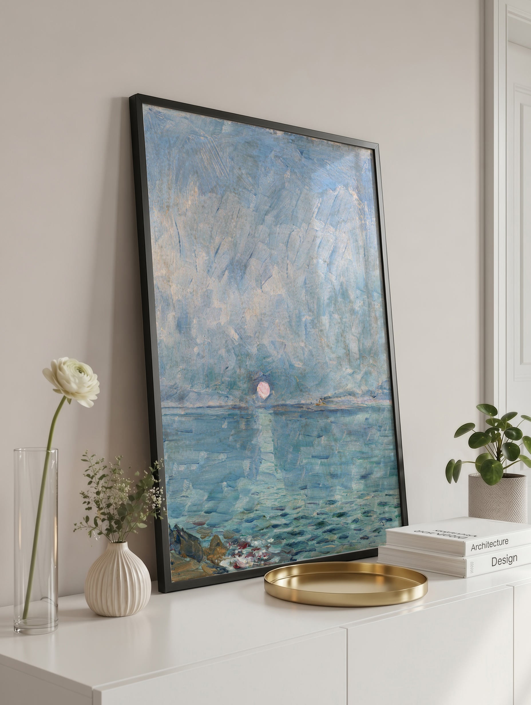 Santorini-plakat Arkitekturplakat