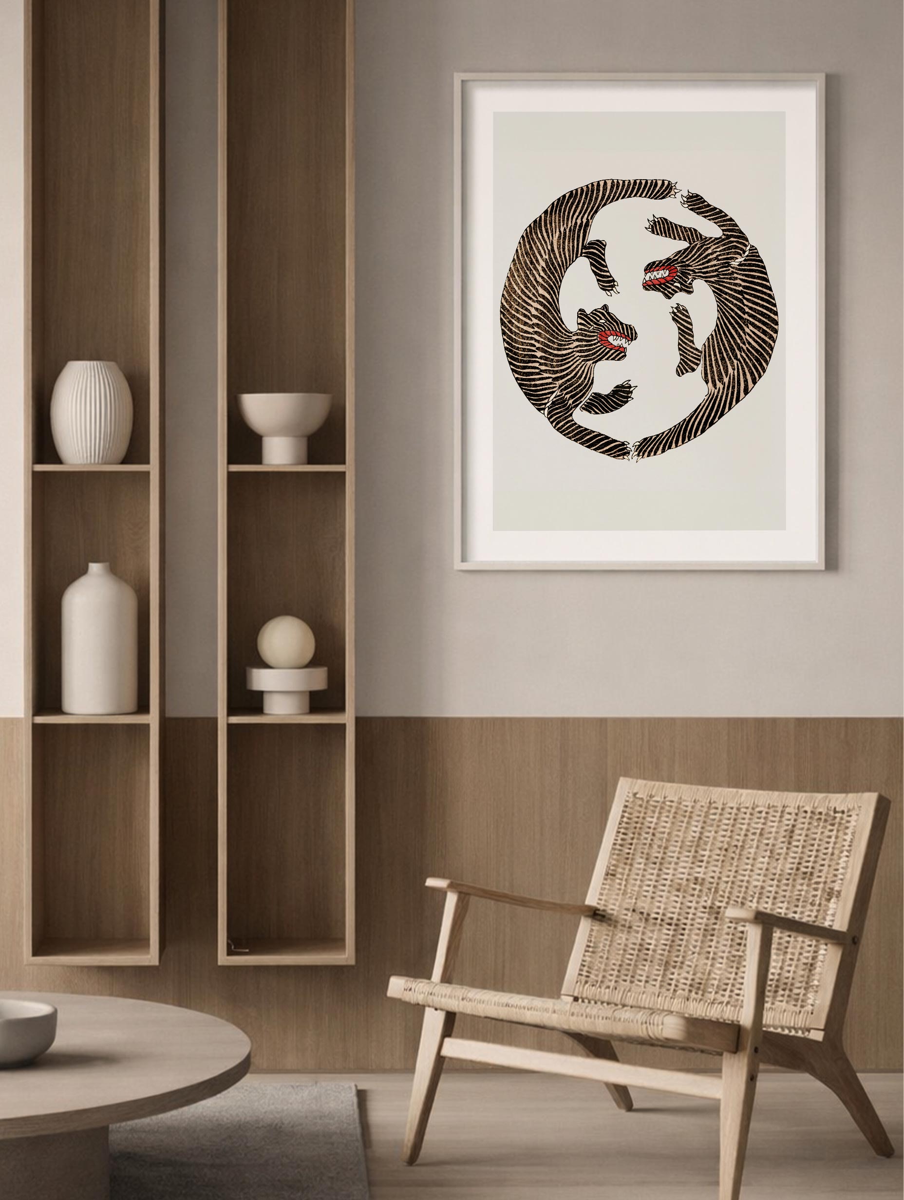Taguchi Tomoki Tigers poster Mockup