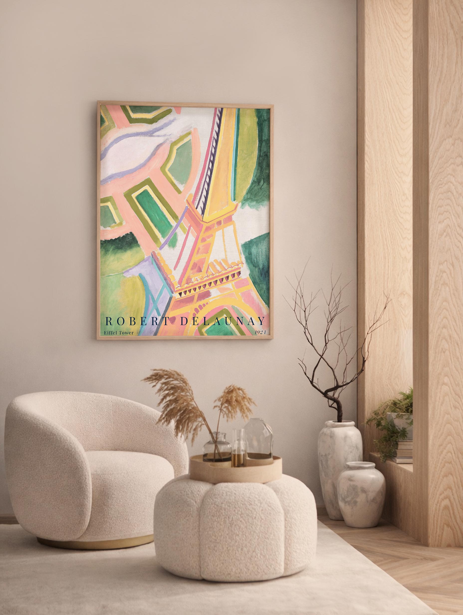 Eiffel Tower – Robert Delaunay Art Print Mockup