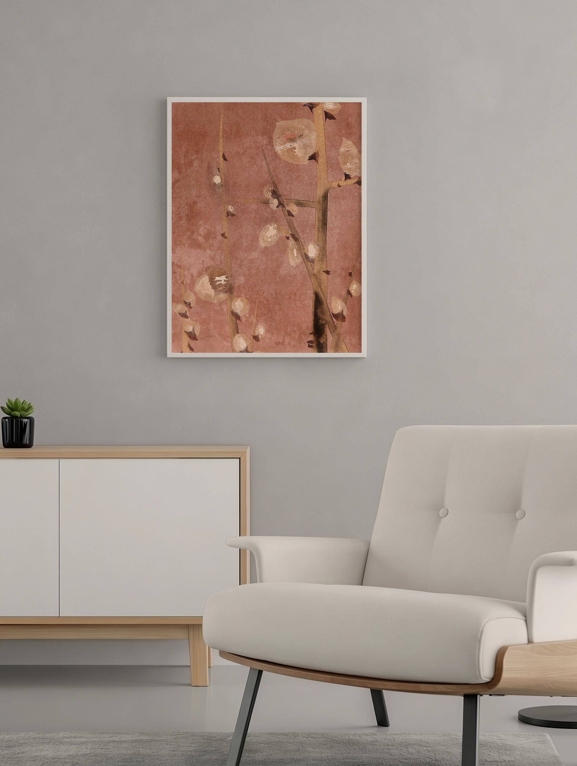 Santorini-plakat Arkitekturplakat