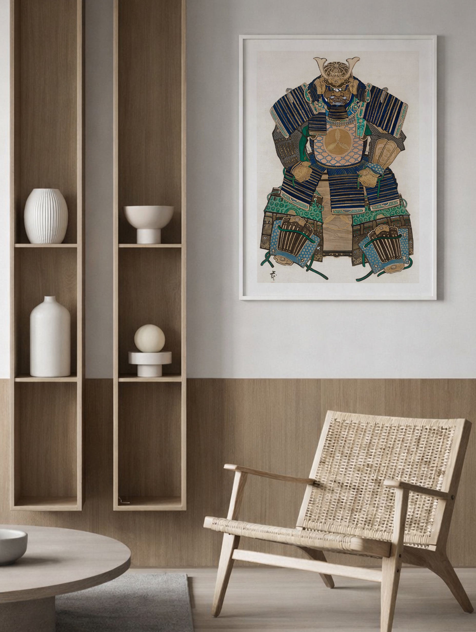 Santorini-plakat Arkitekturplakat