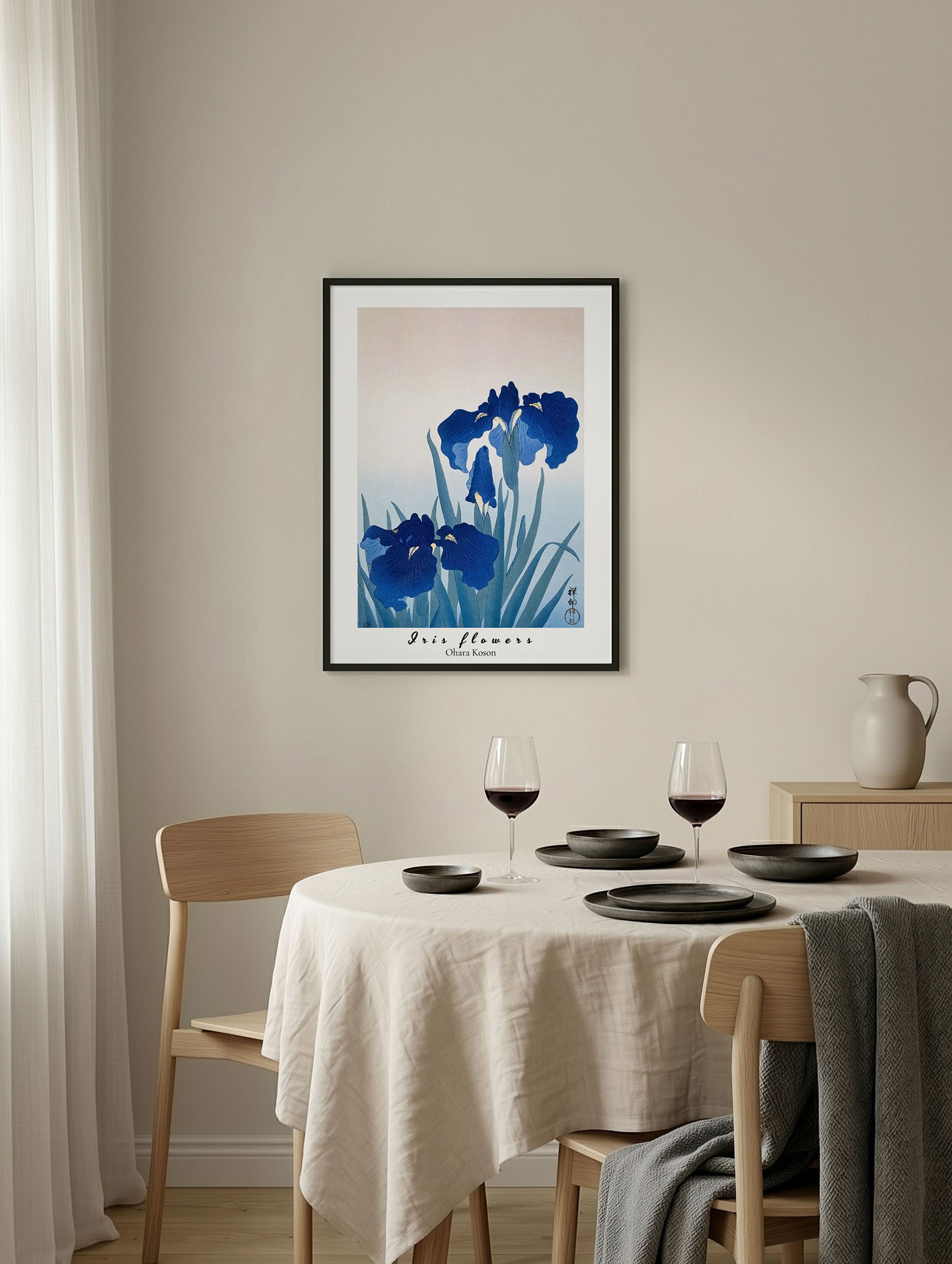 Santorini-plakat Arkitekturplakat