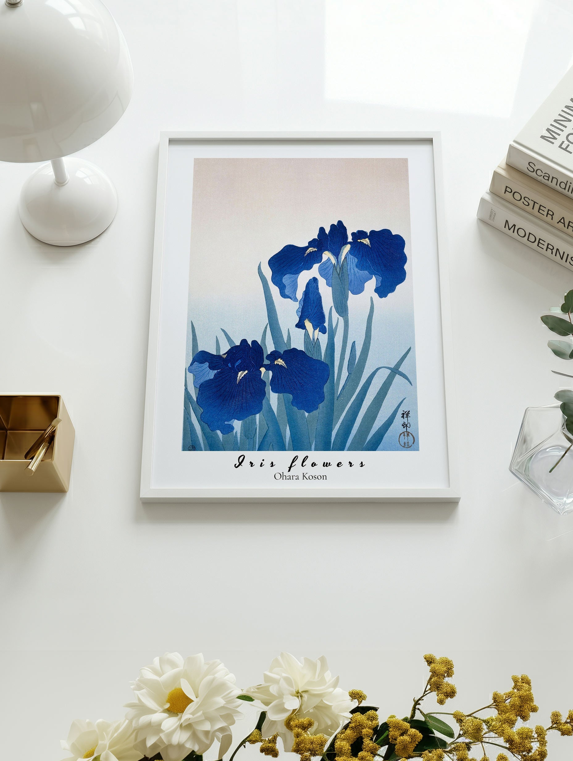 Santorini-plakat Arkitekturplakat