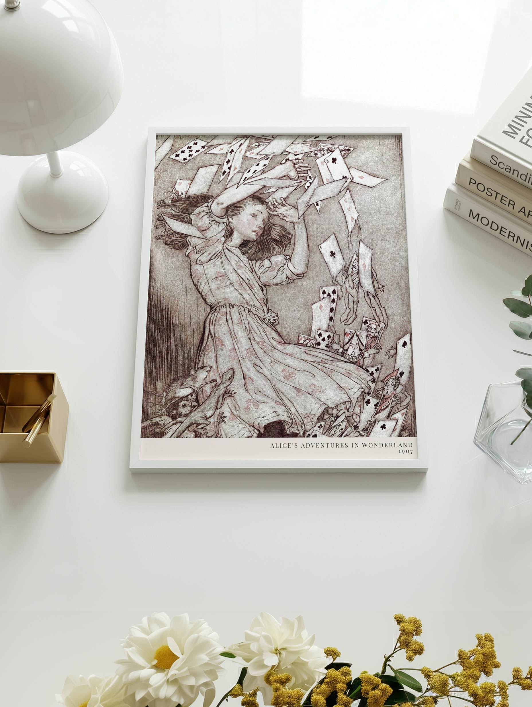 Santorini-plakat Arkitekturplakat