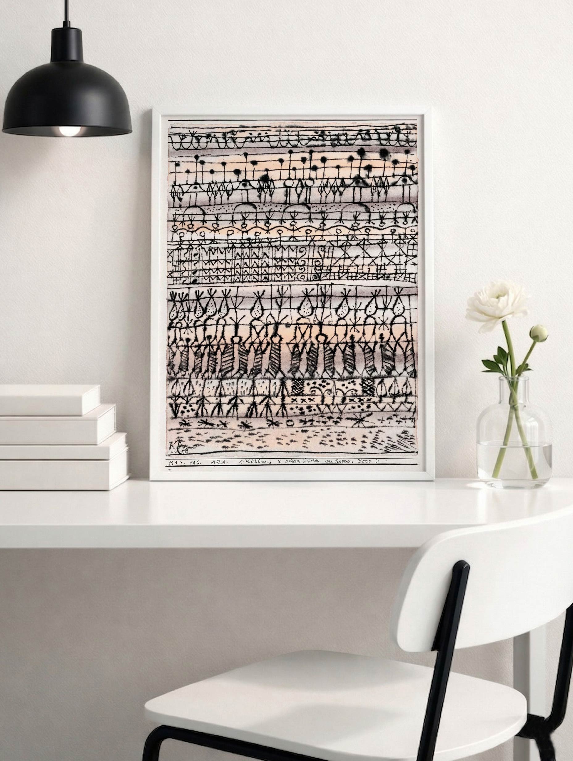 Santorini-plakat Arkitekturplakat