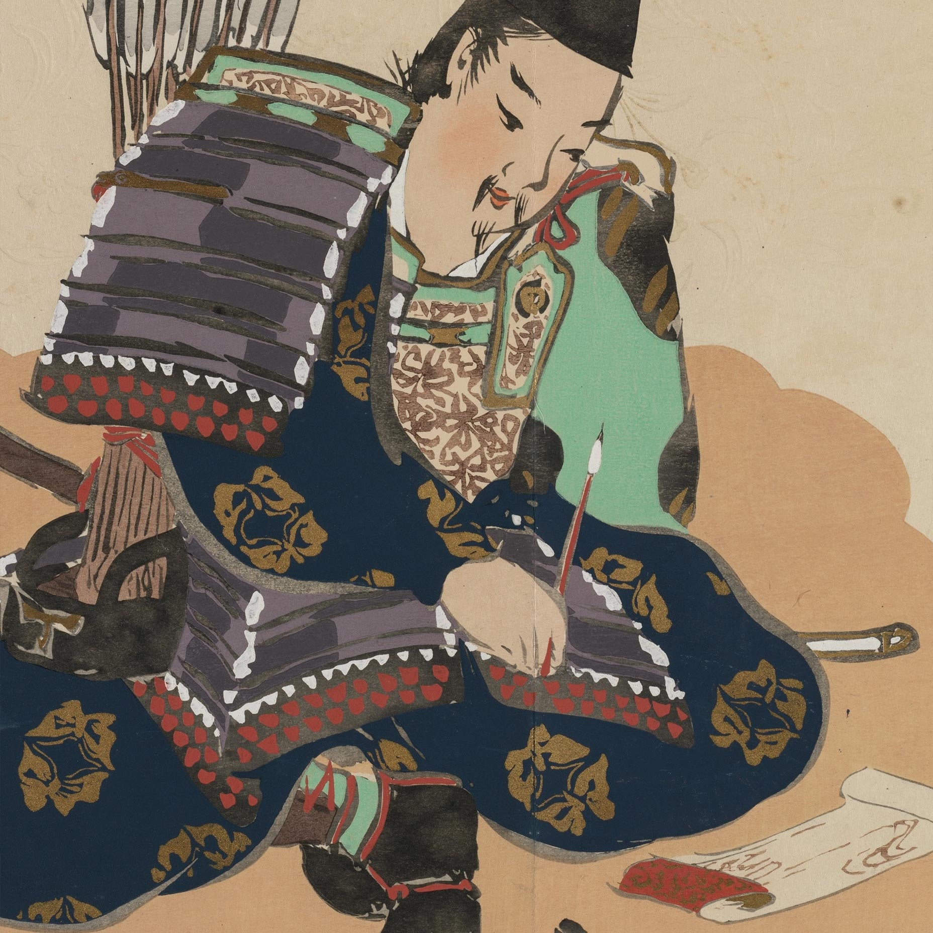 Taira no Tadanori – Kamisaka Sekka