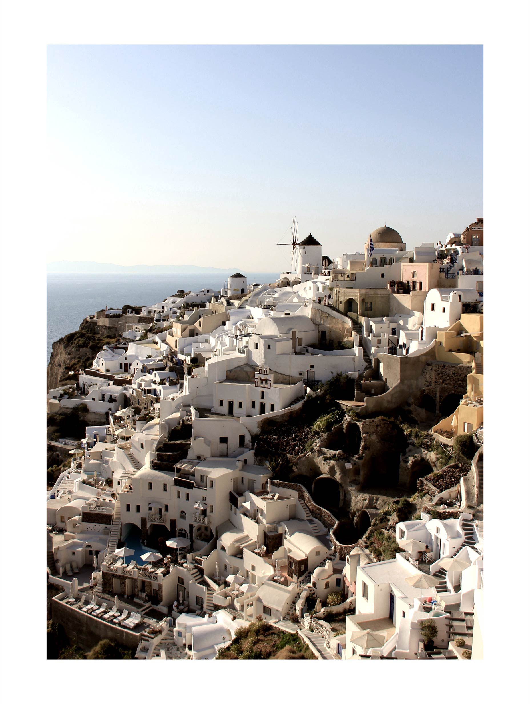 Santorini-poster Arkitekturposter