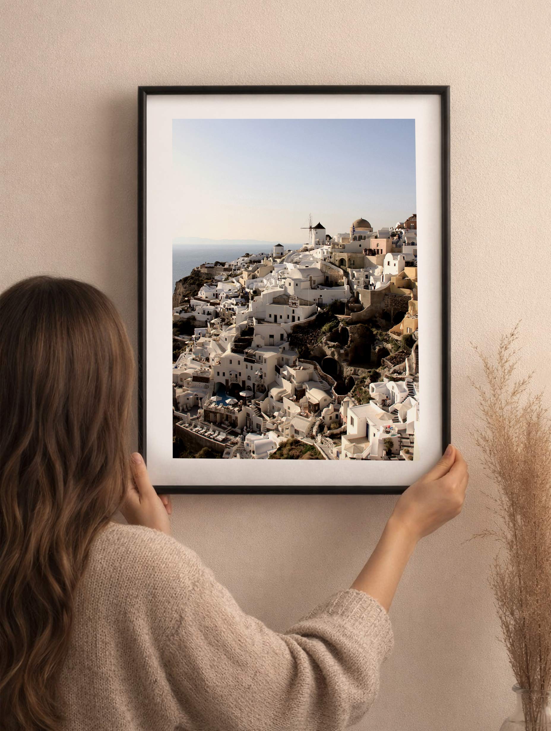 Santorini-poster Arkitekturposter