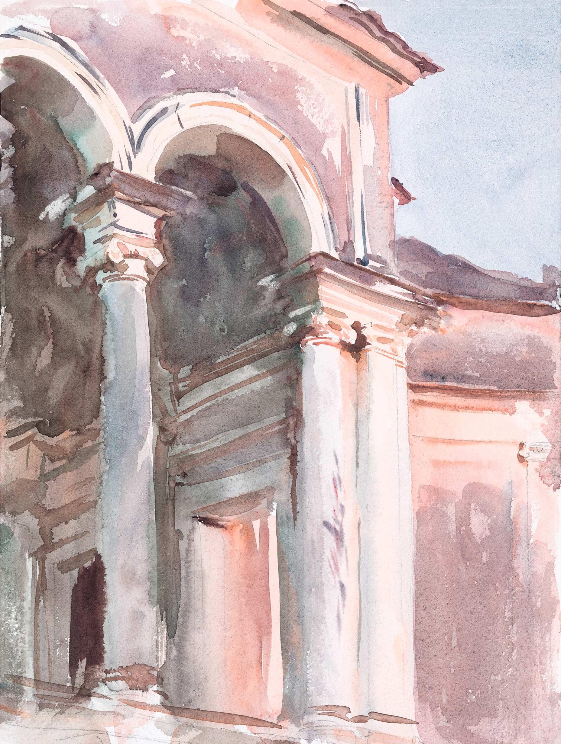 Loggia, Villa Giulia, Rome – John Singer Sargent