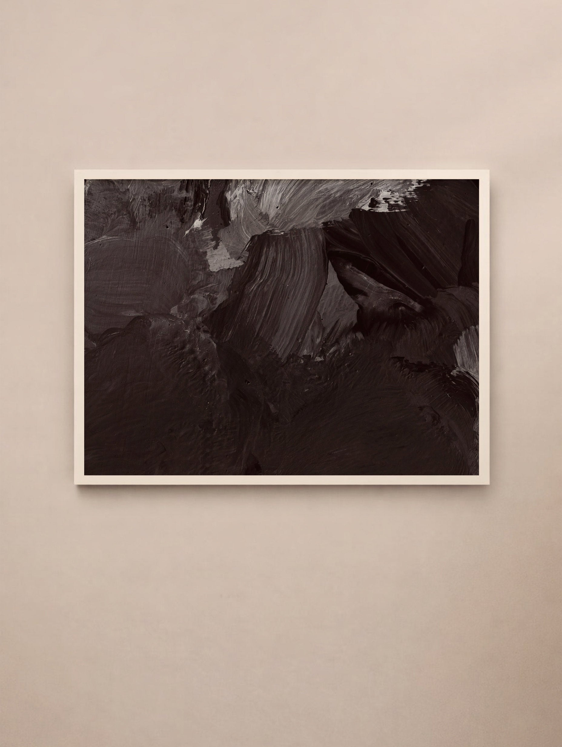 Oil Paint Strokes Poster Mockup