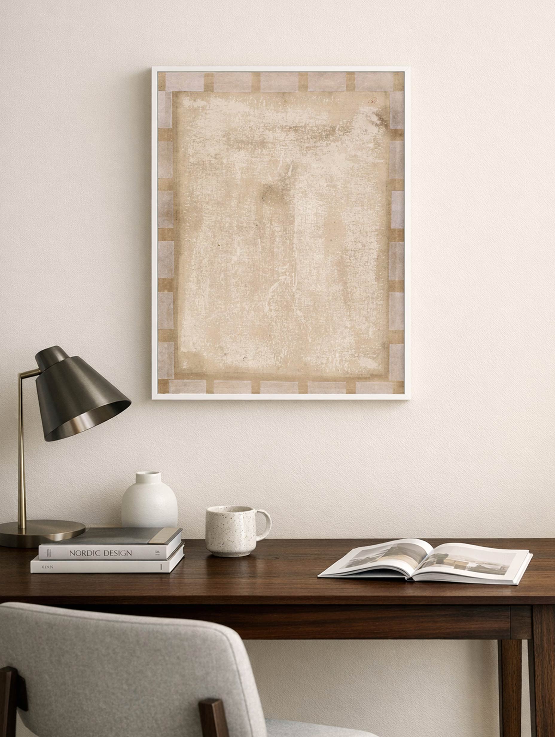 Santorini-plakat Arkitekturplakat