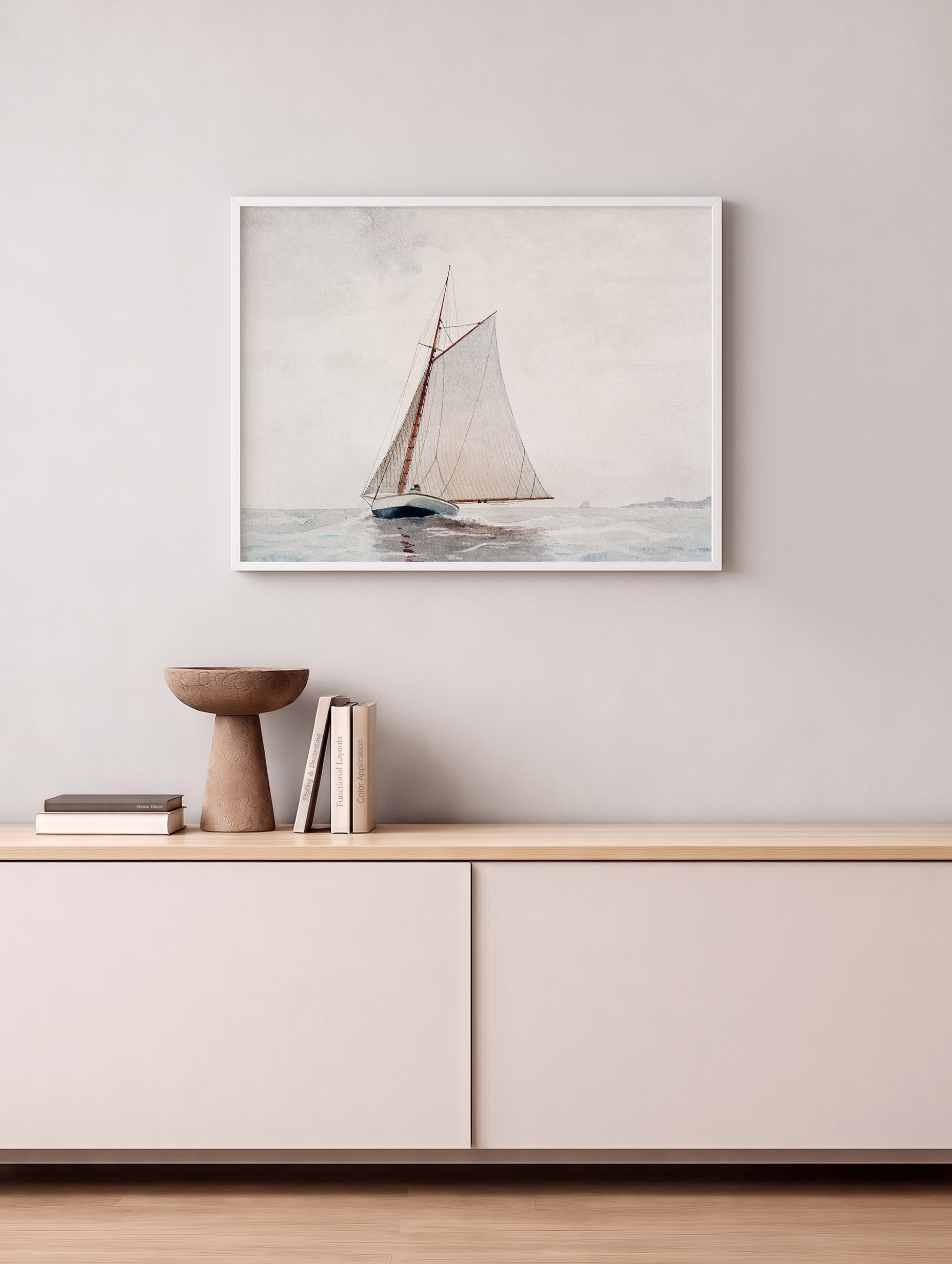 Santorini-plakat Arkitekturplakat