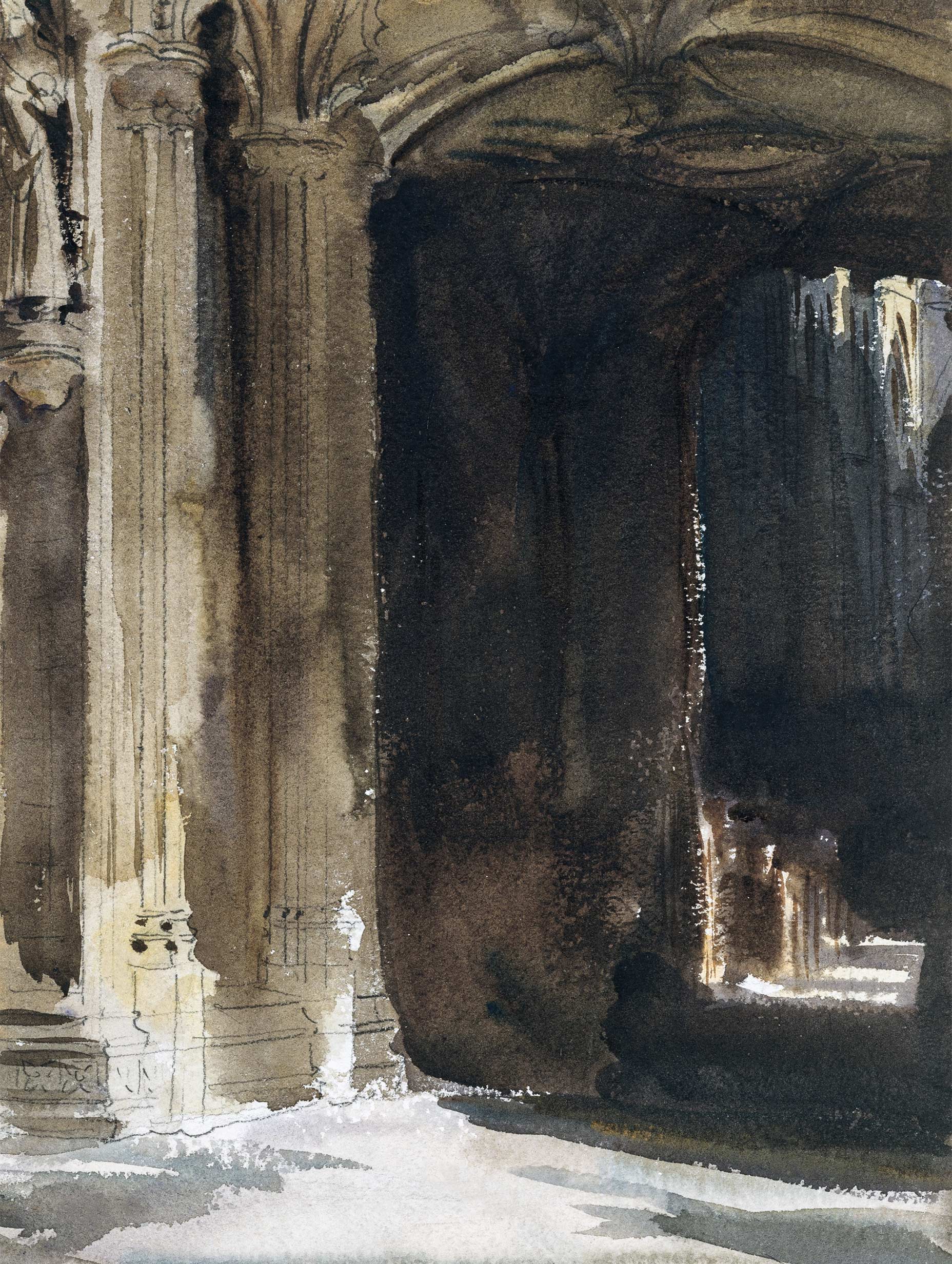 Cathedral Interior 1904 - John Singer Sargent