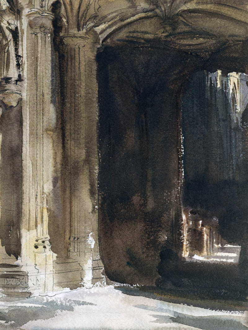 Cathedral Interior - John Singer Sargent