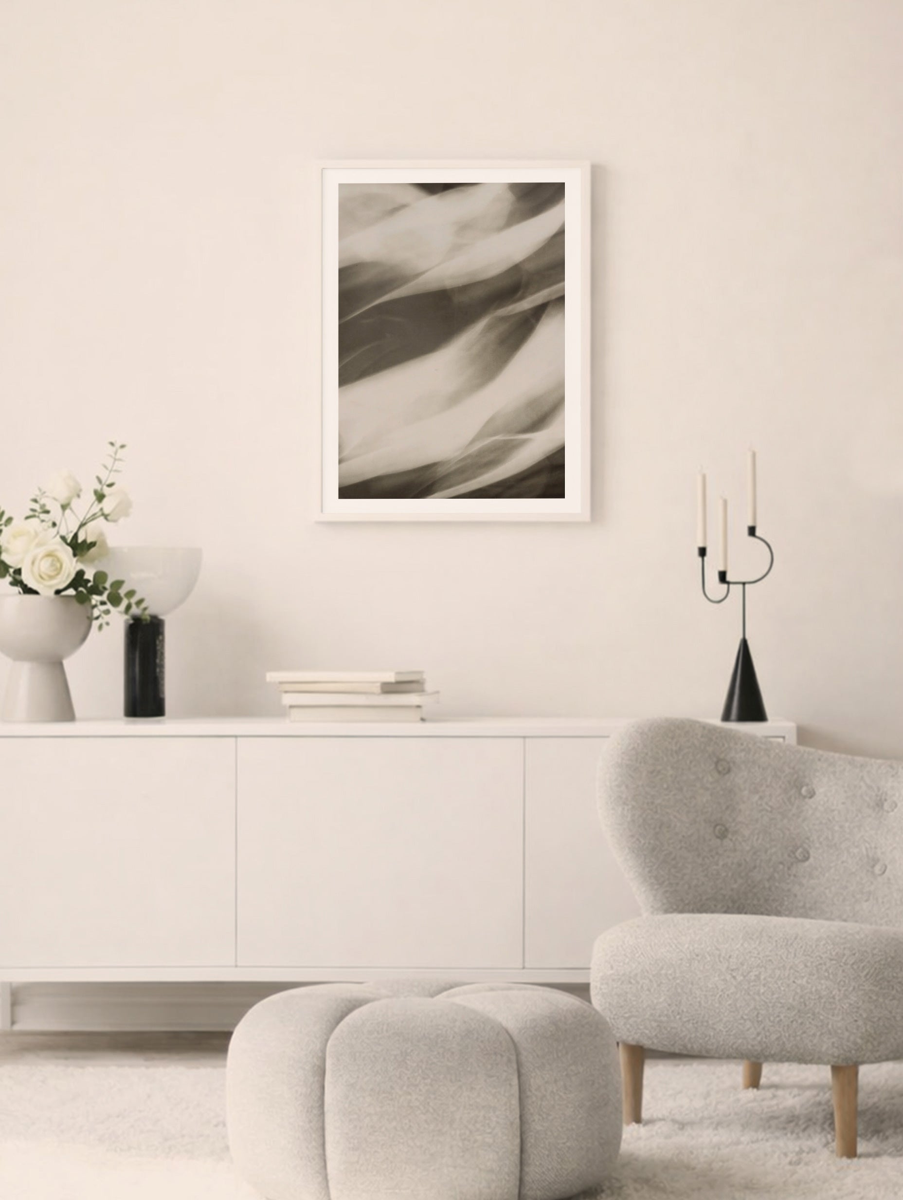 Santorini-plakat Arkitekturplakat