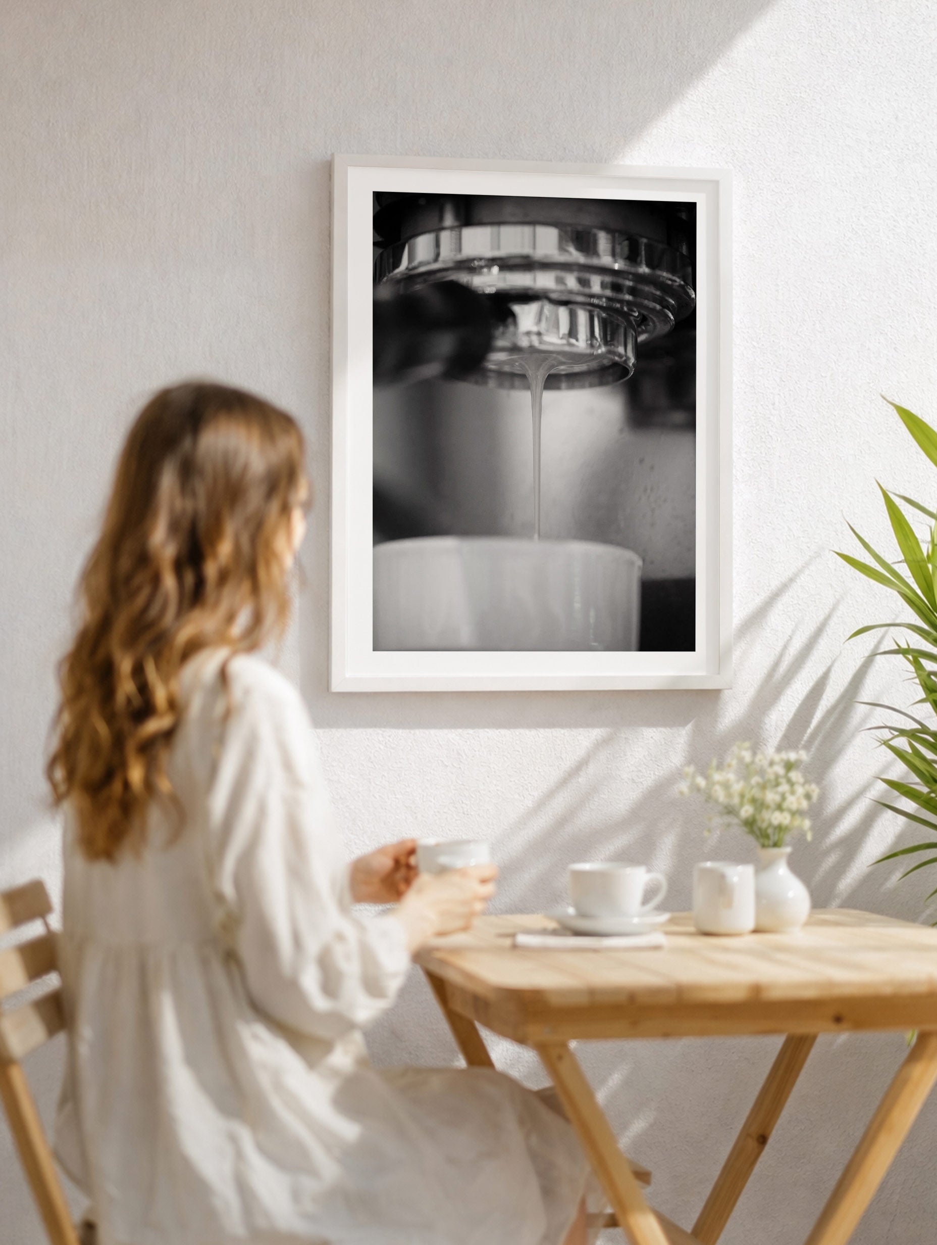 Santorini-plakat Arkitekturplakat