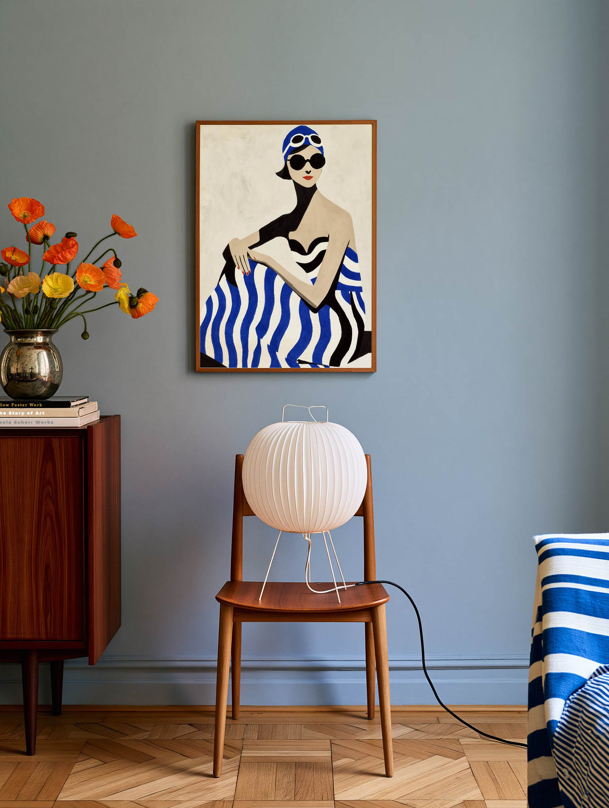 Santorini-plakat Arkitekturplakat