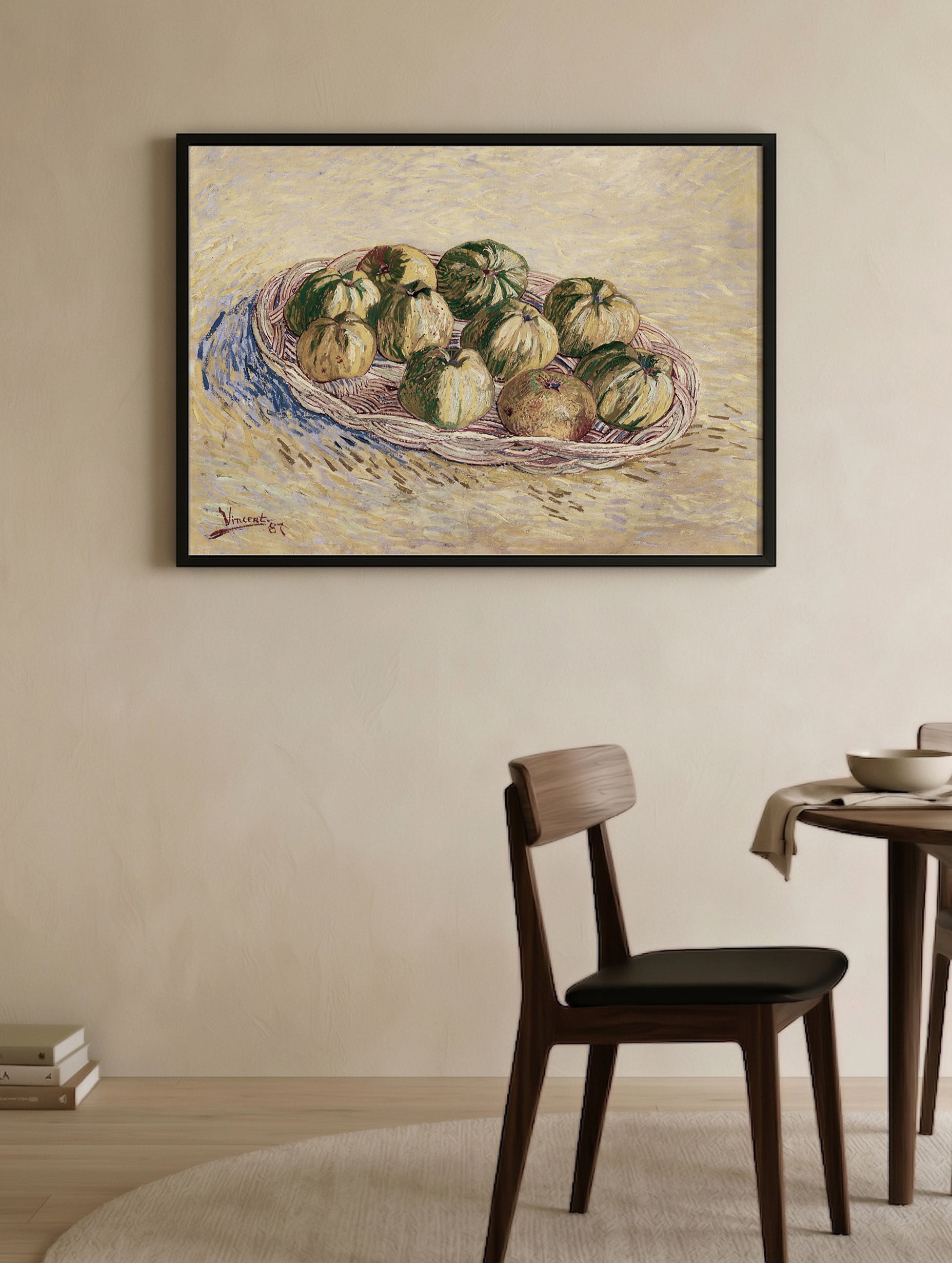 Basket of Apples - Van Gogh Mockup