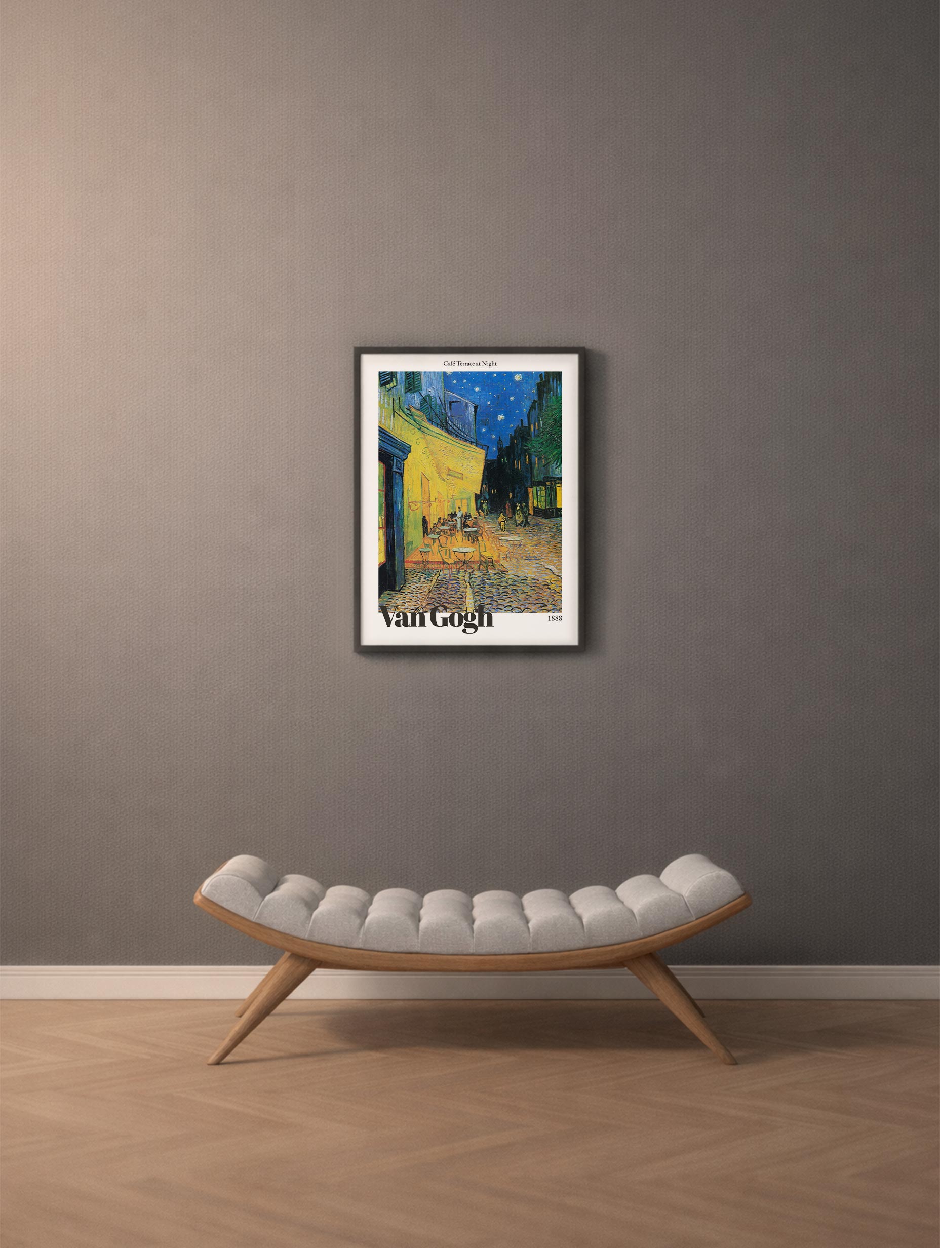Café Terrace at Night Van Gogh Art Print