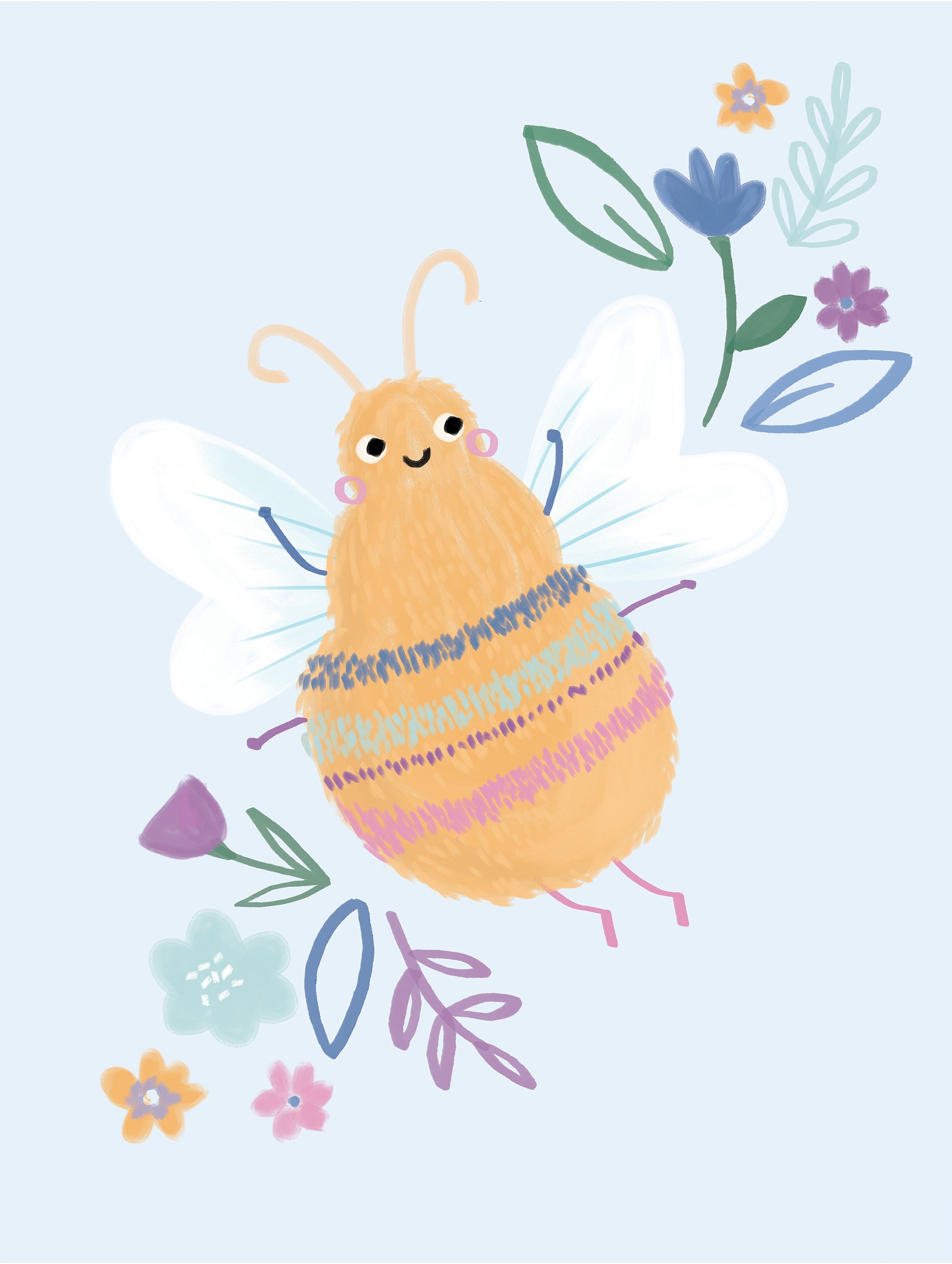 Laura Pantony - Cute Bee Poster