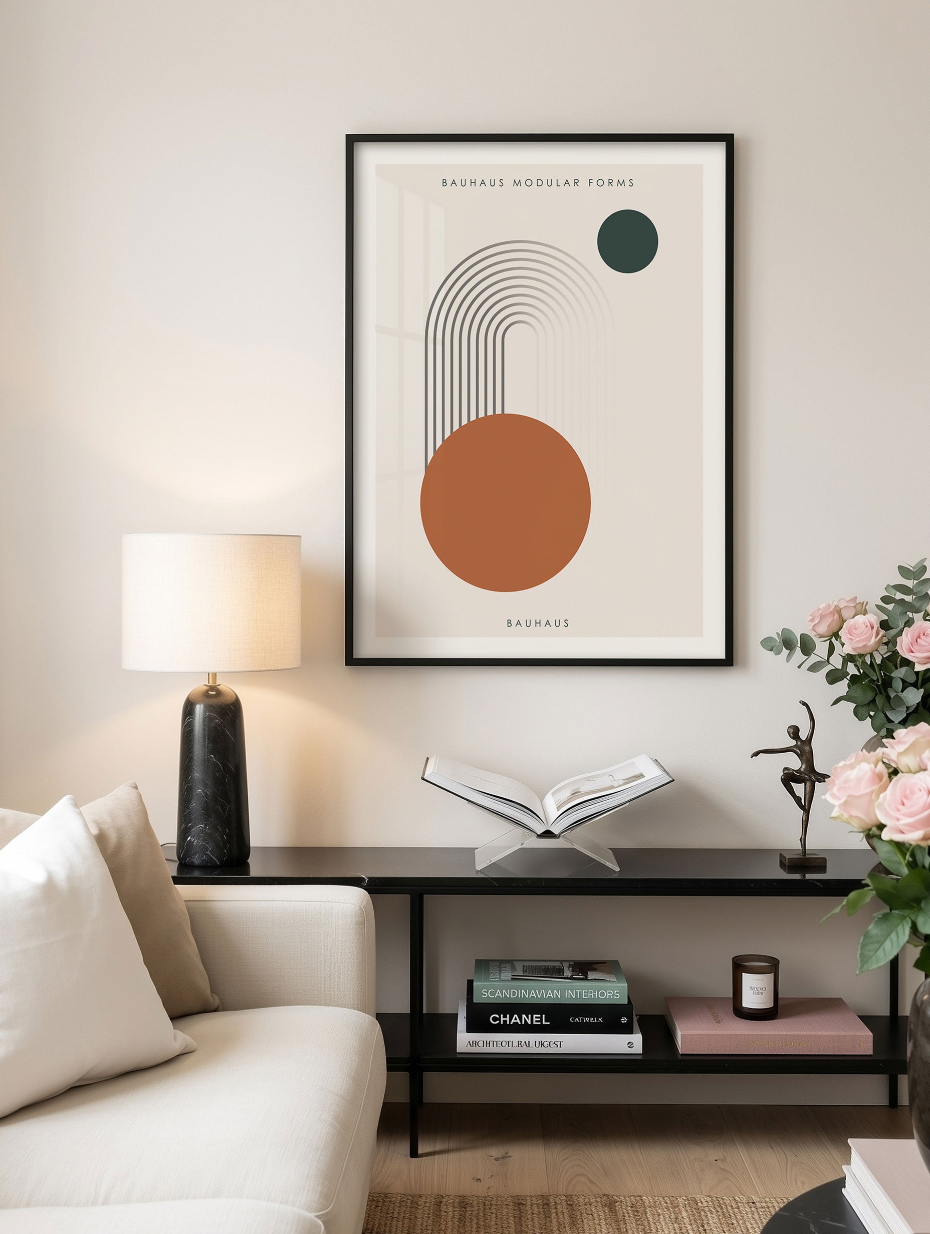 Santorini-plakat Arkitekturplakat