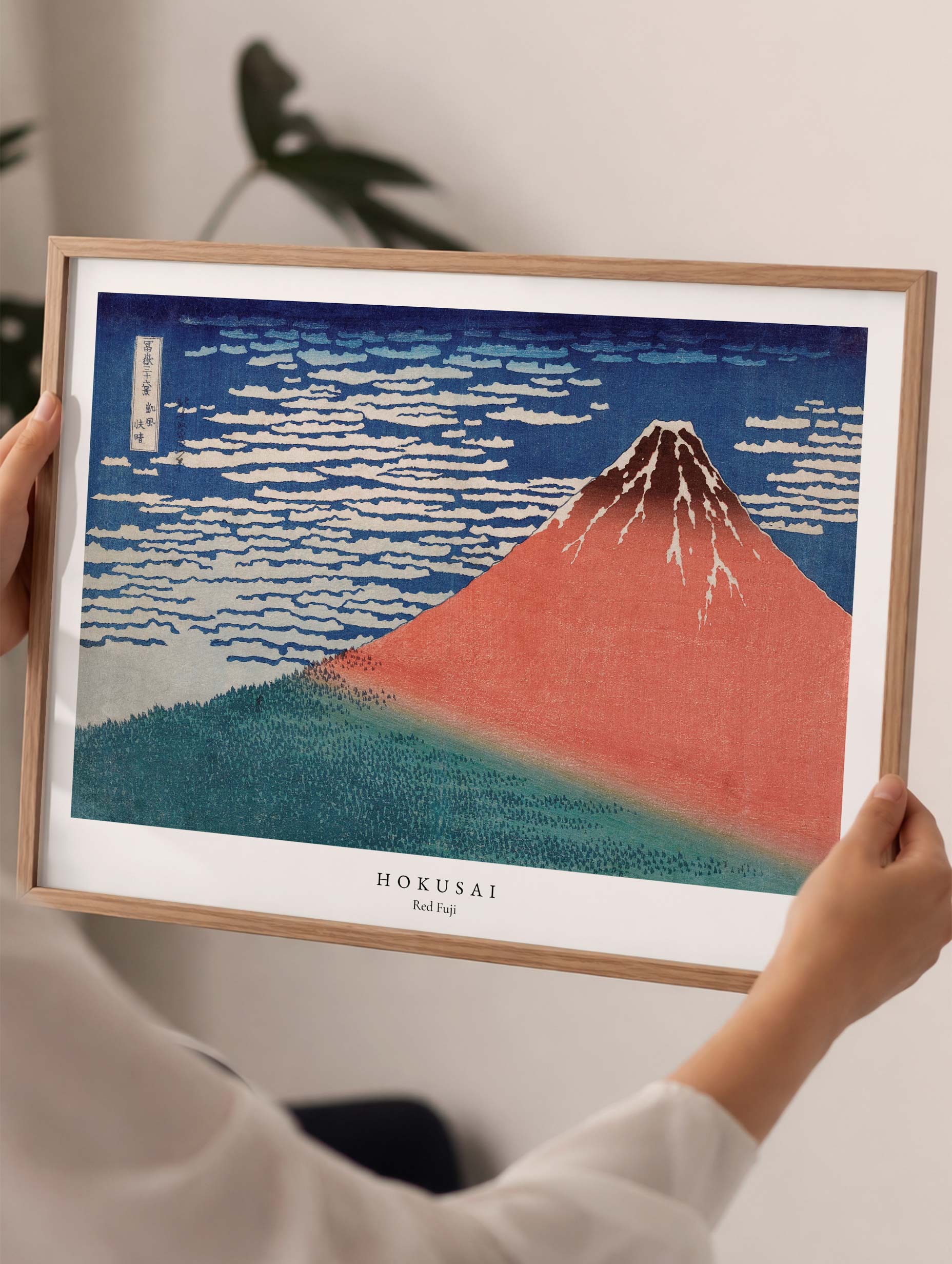 Red Fuji - Hokusai