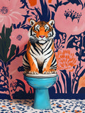 Justyna Jaszke - Tiger in Toilet 1 Poster