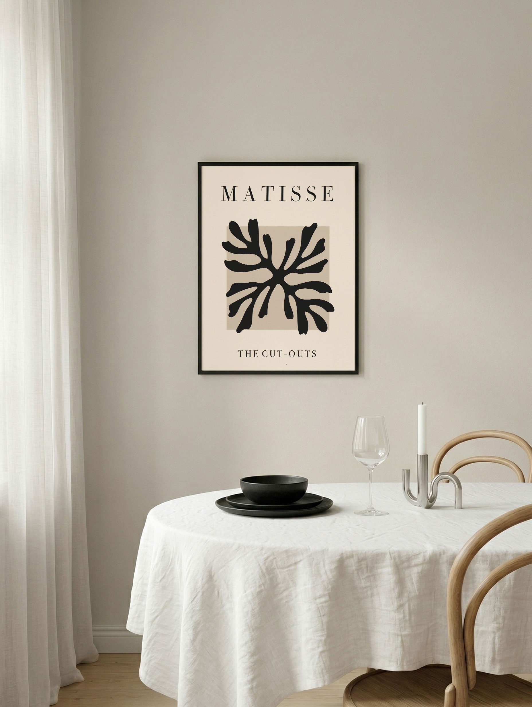 Santorini-plakat Arkitekturplakat