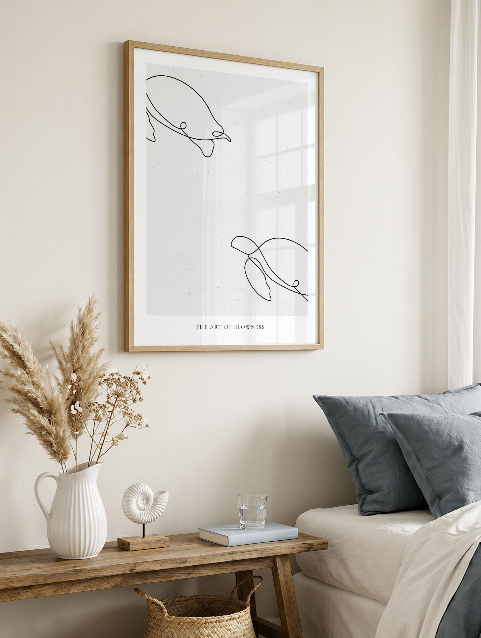 Santorini-plakat Arkitekturplakat