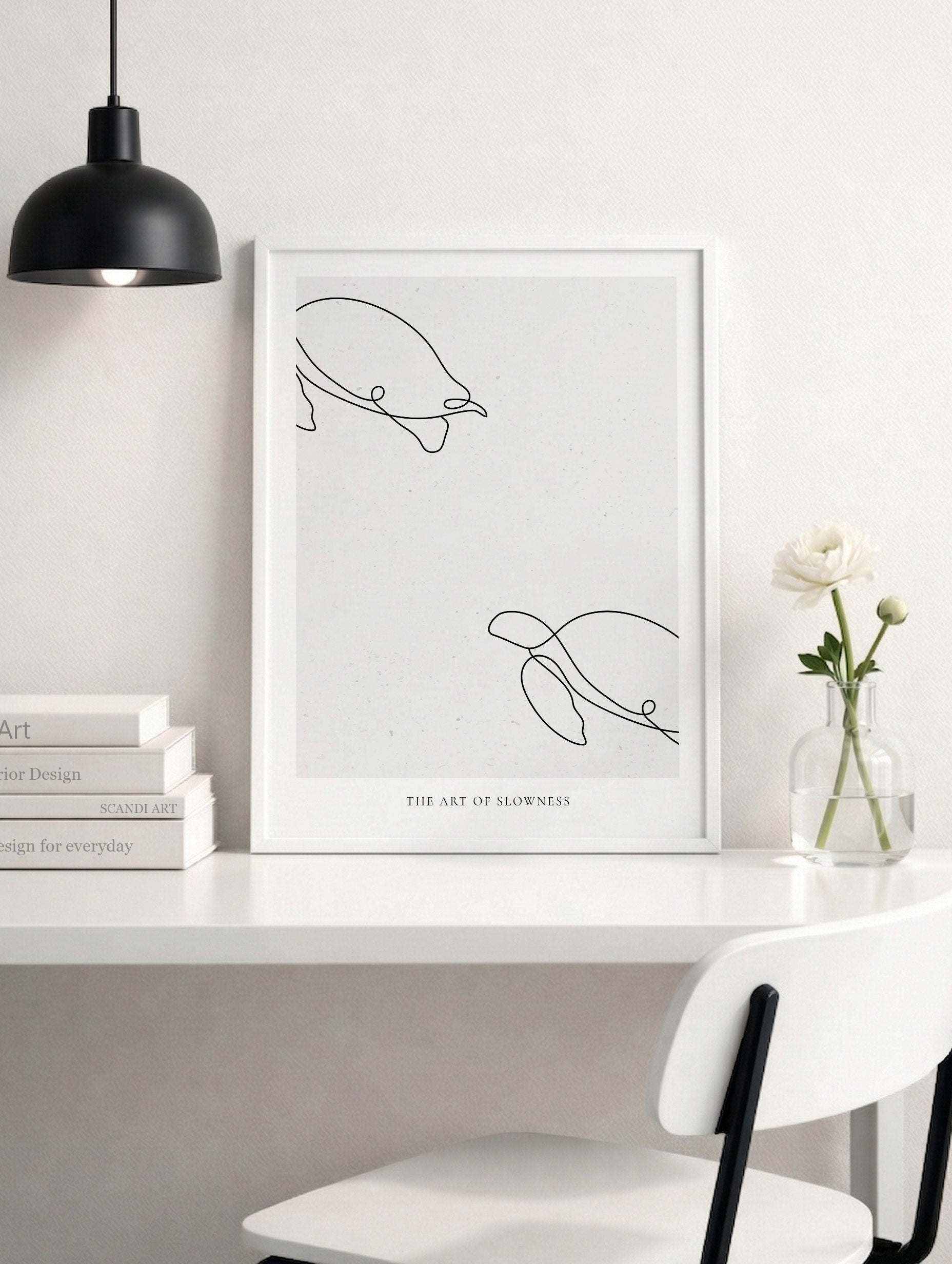 Santorini-plakat Arkitekturplakat