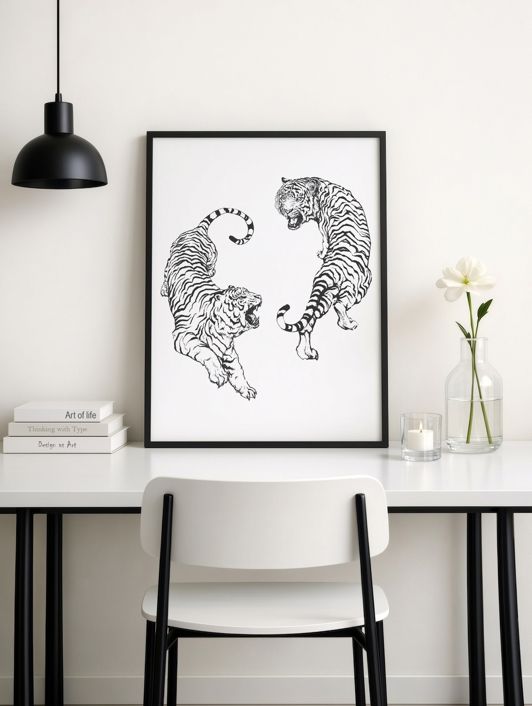 Twin Tigers Poster