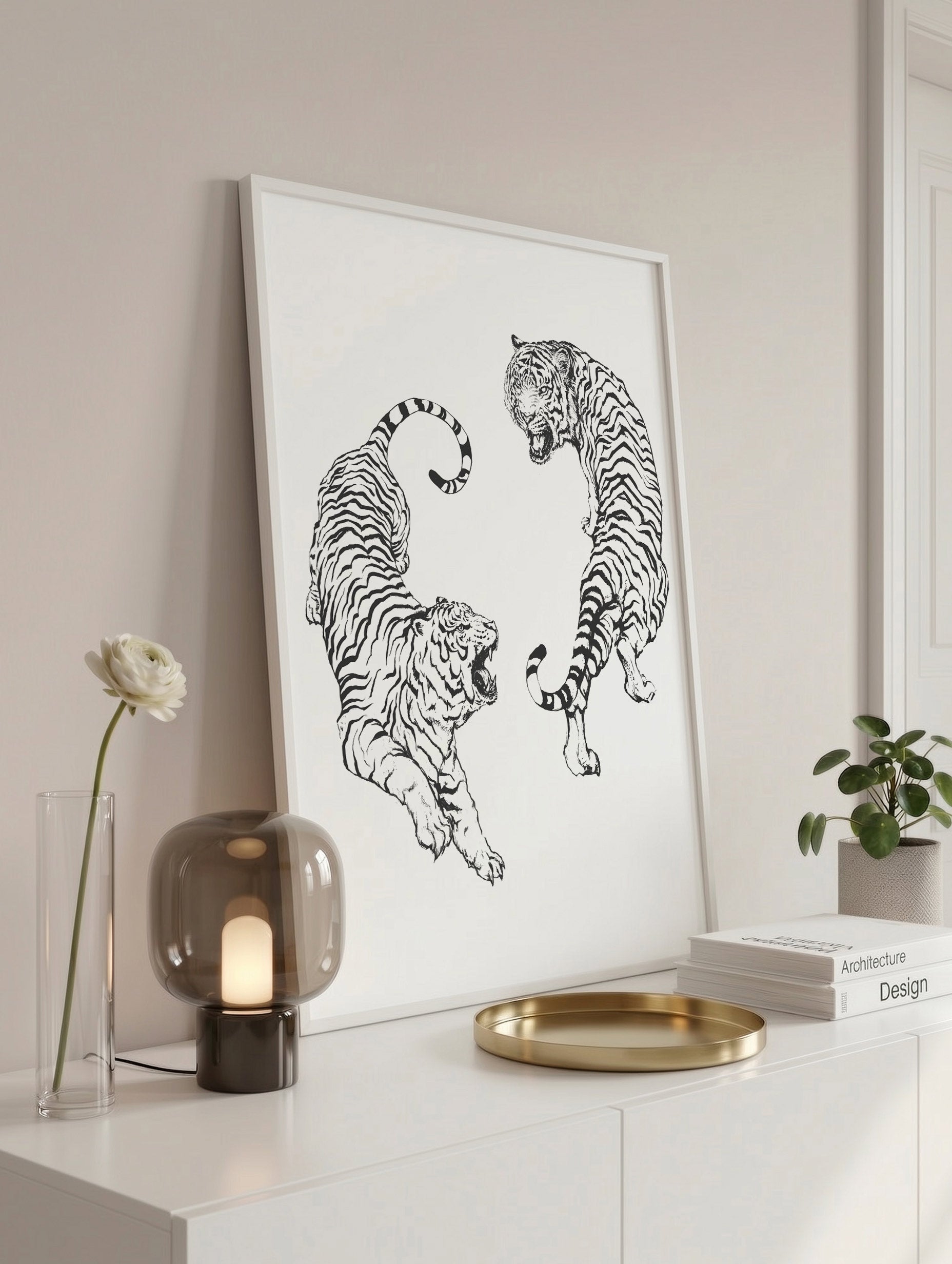 Twin Tigers Poster