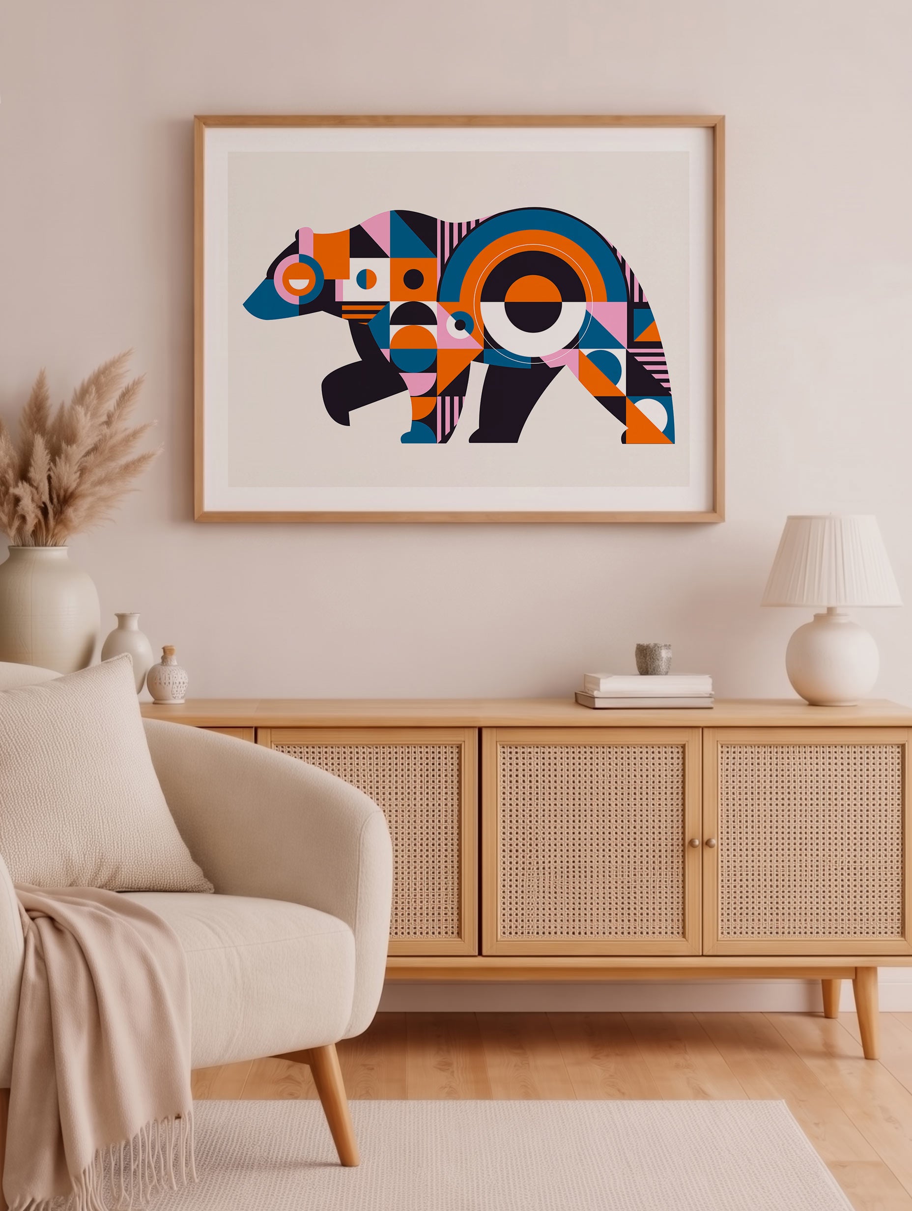 Santorini-plakat Arkitekturplakat