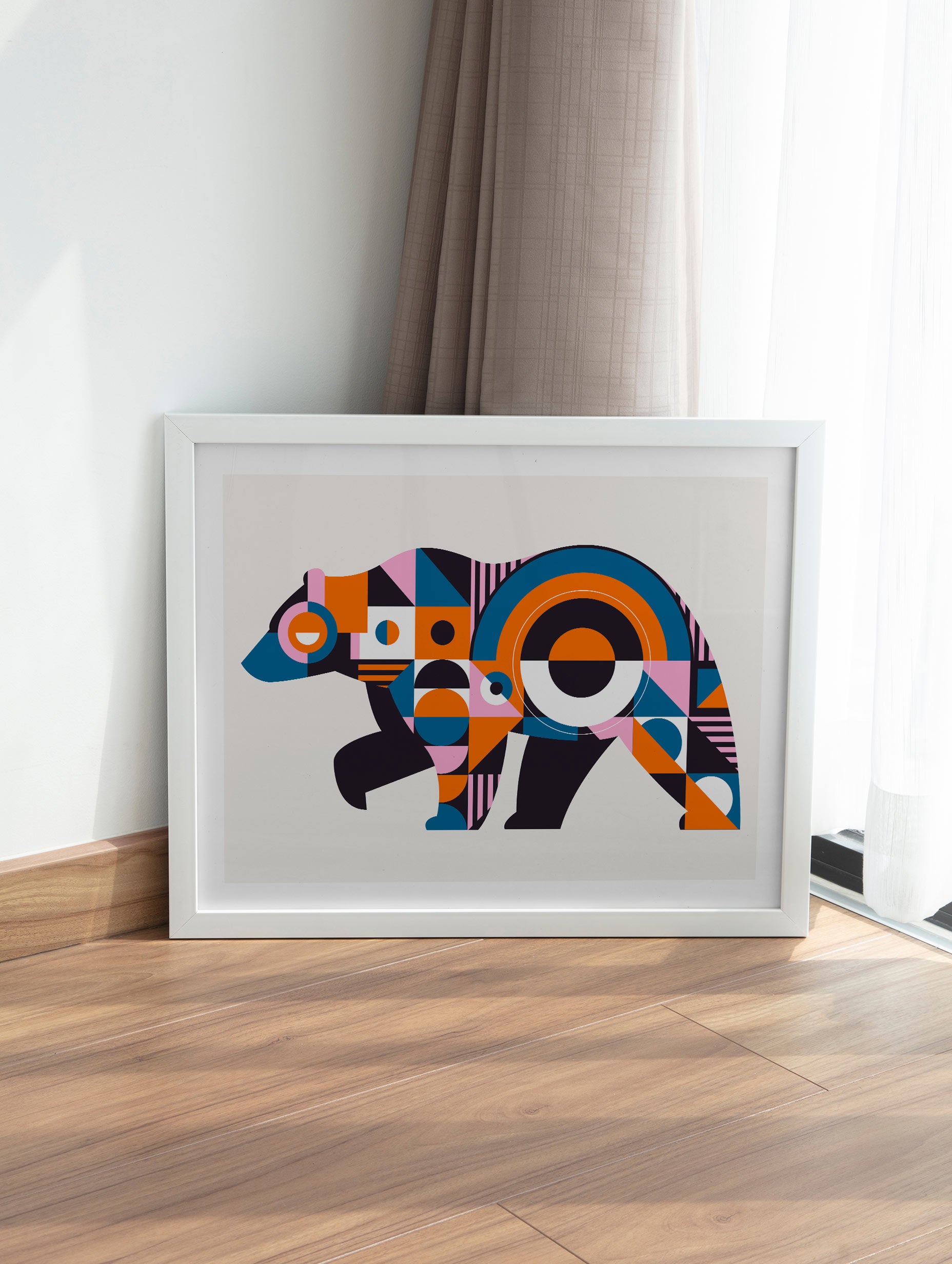 Santorini-plakat Arkitekturplakat