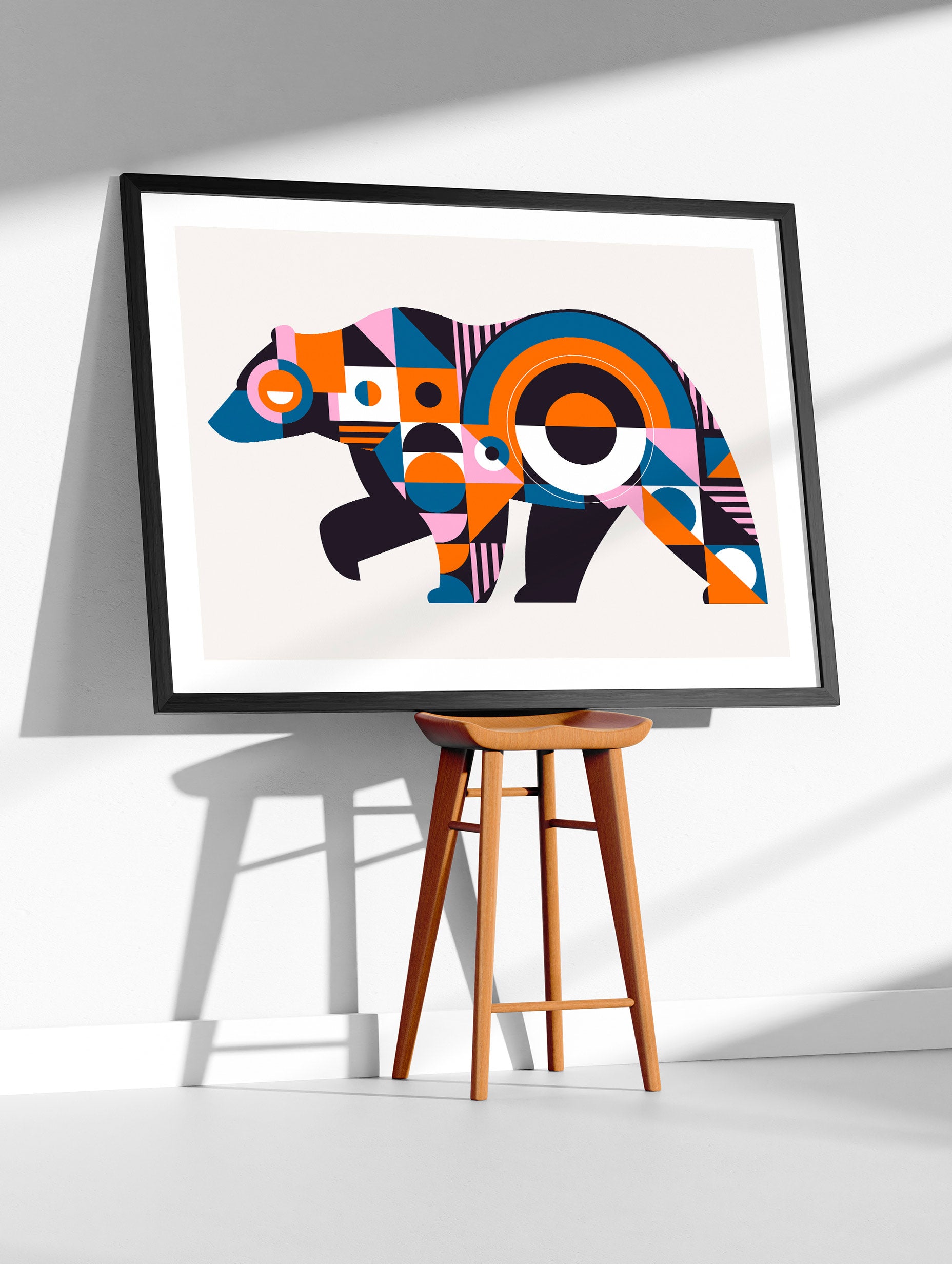 Santorini-plakat Arkitekturplakat
