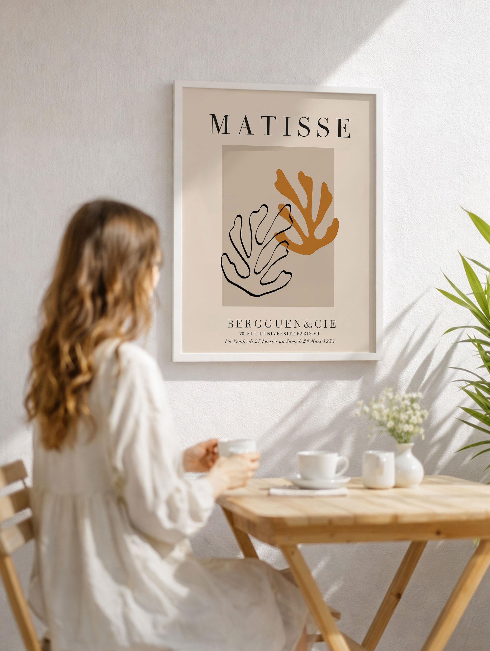 Santorini-plakat Arkitekturplakat